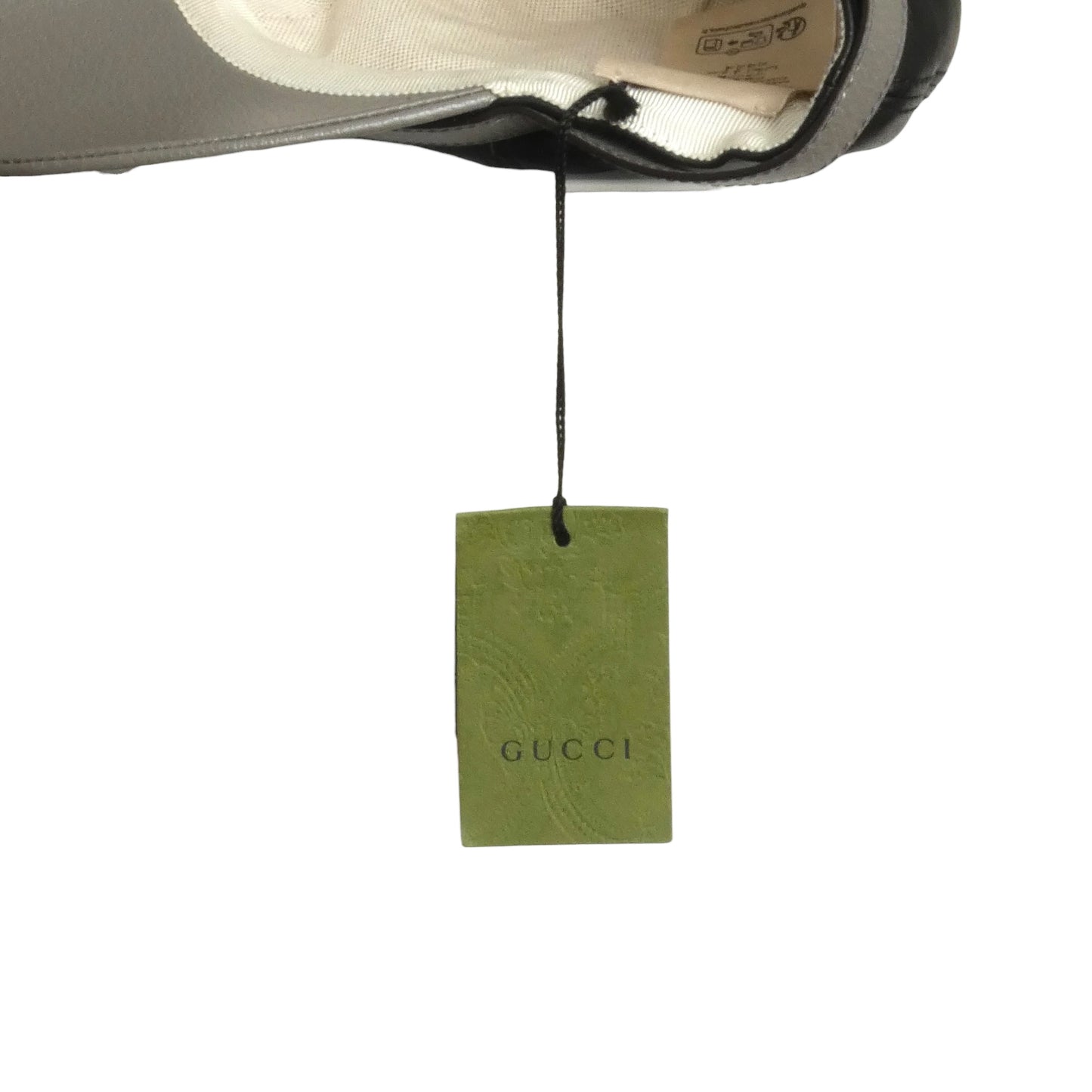GUCCI- NWT 2023 Leather Baseball Cap, Size-Medium