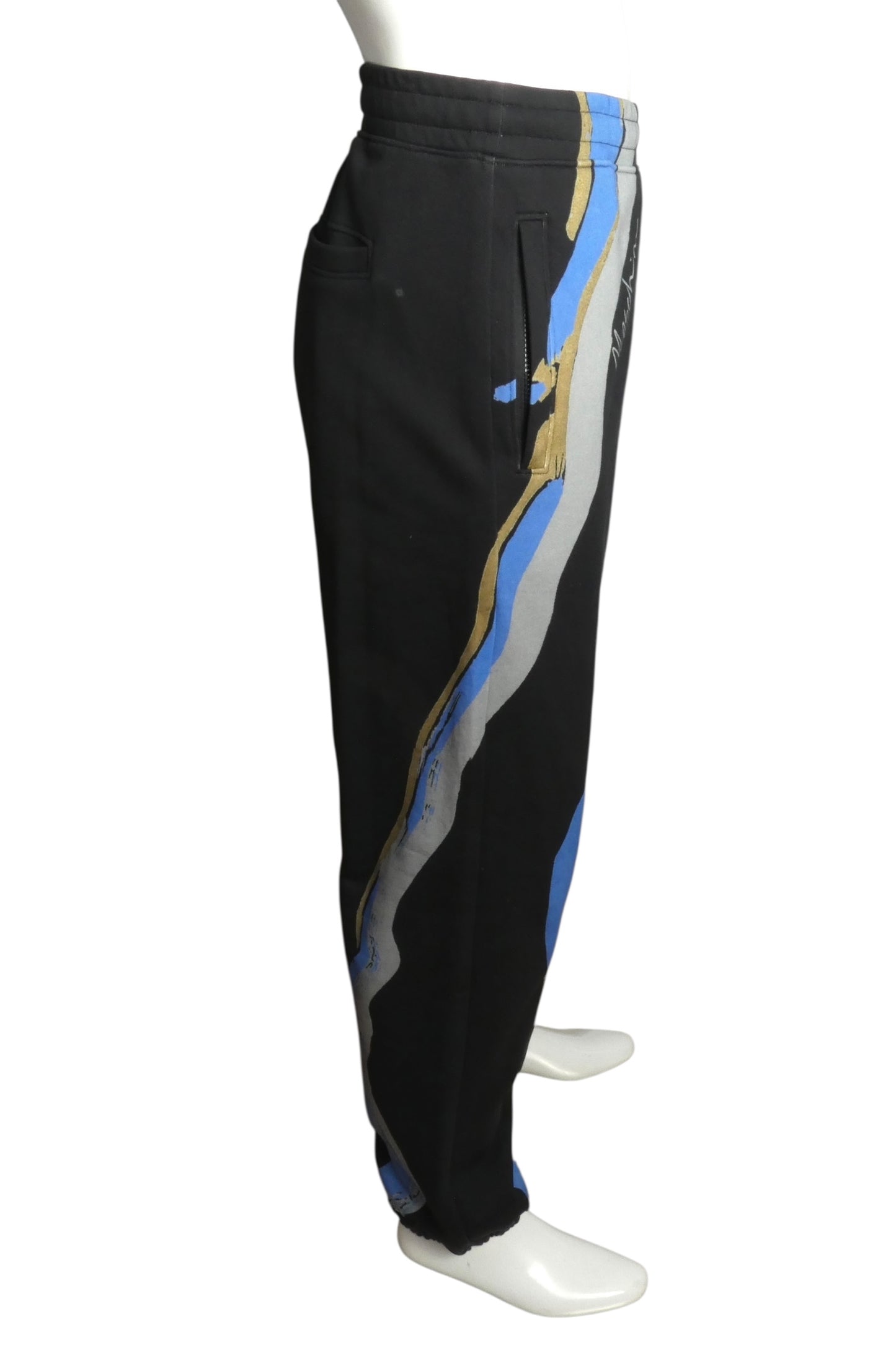 MOSCHINO COUTURE- NWT 2023 Printed Cotton Joggers, Size 2XL