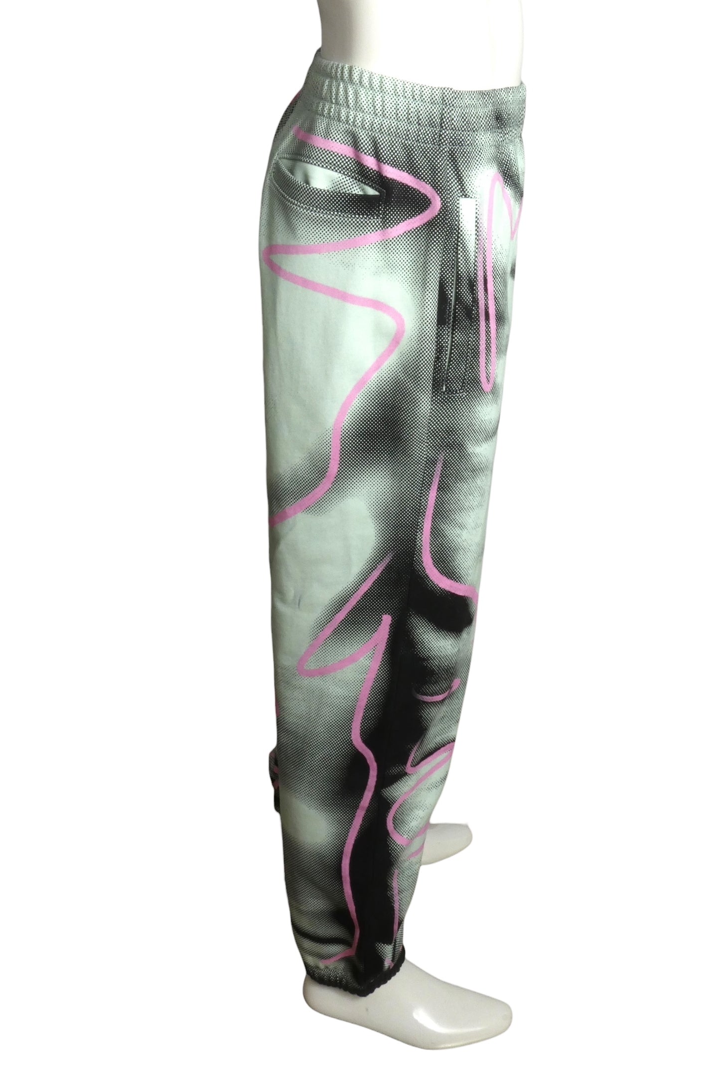 2023 NWT Printed Cotton Knit Joggers, Size 2XL