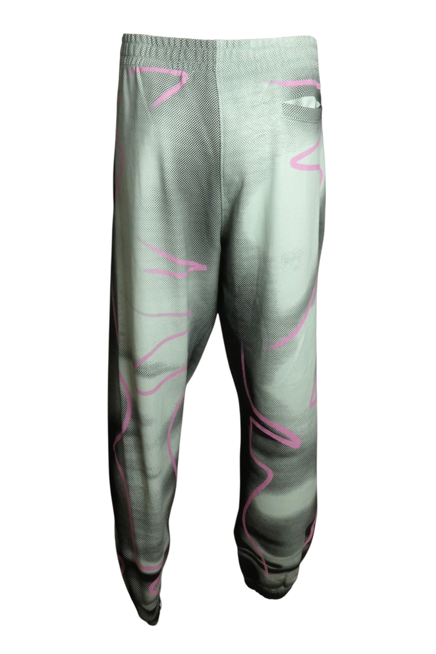 2023 NWT Printed Cotton Knit Joggers, Size 2XL