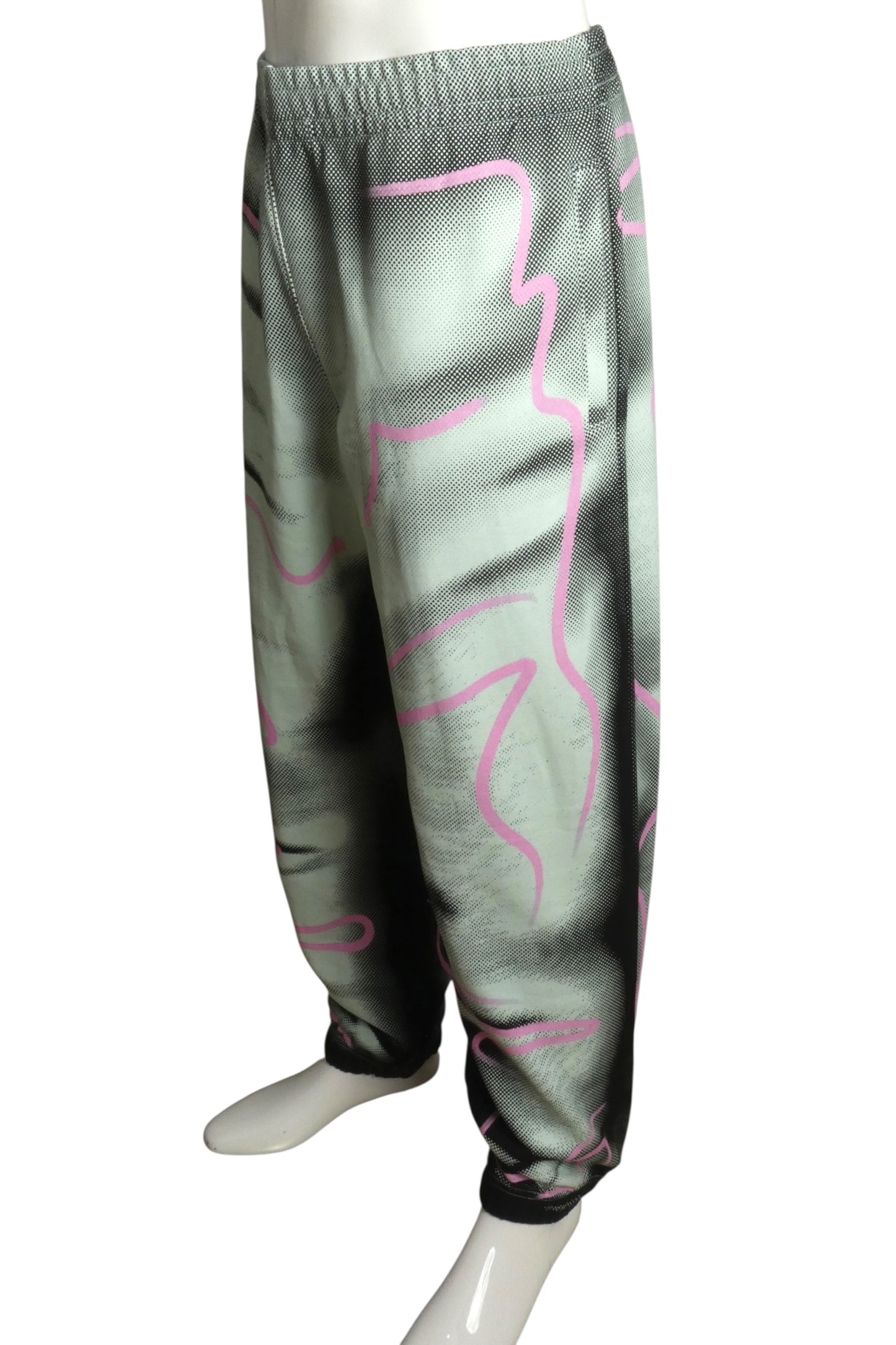 2023 NWT Printed Cotton Knit Joggers, Size 2XL