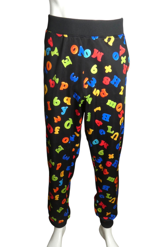 MOSCHINO COUTURE- NWT 2020 Printed Joggers, Size 2XL
