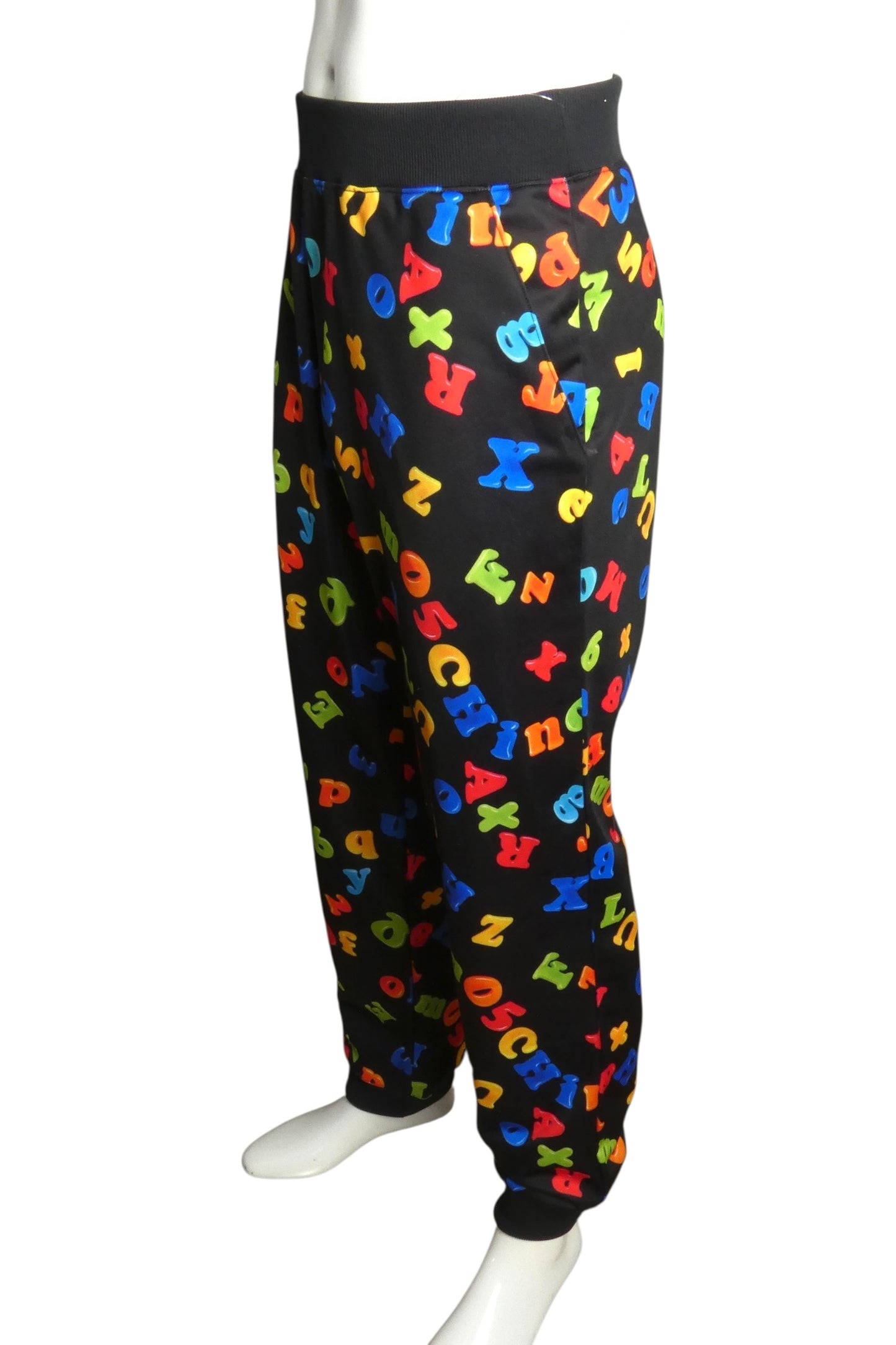 MOSCHINO COUTURE- NWT 2020 Printed Joggers, Size 2XL