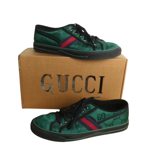 GUCCI- Tennis 1977 Off The Grid Low Sneakers, Size UK 12