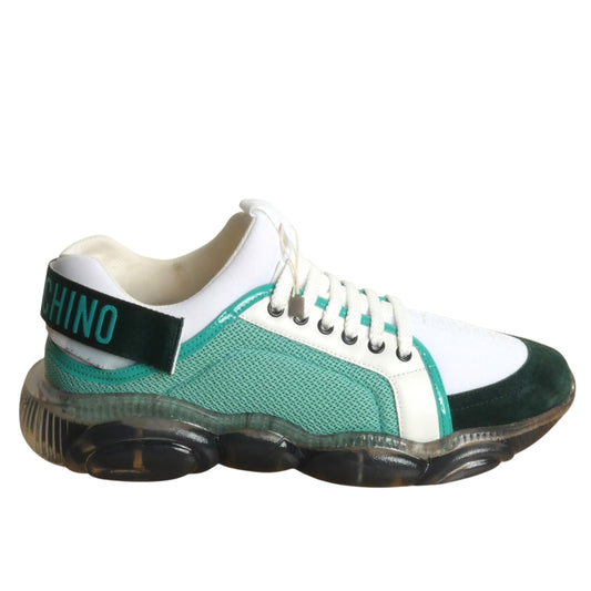 MOSCHINO- NWT Mesh Teddy Sole Sneakers, Size-44