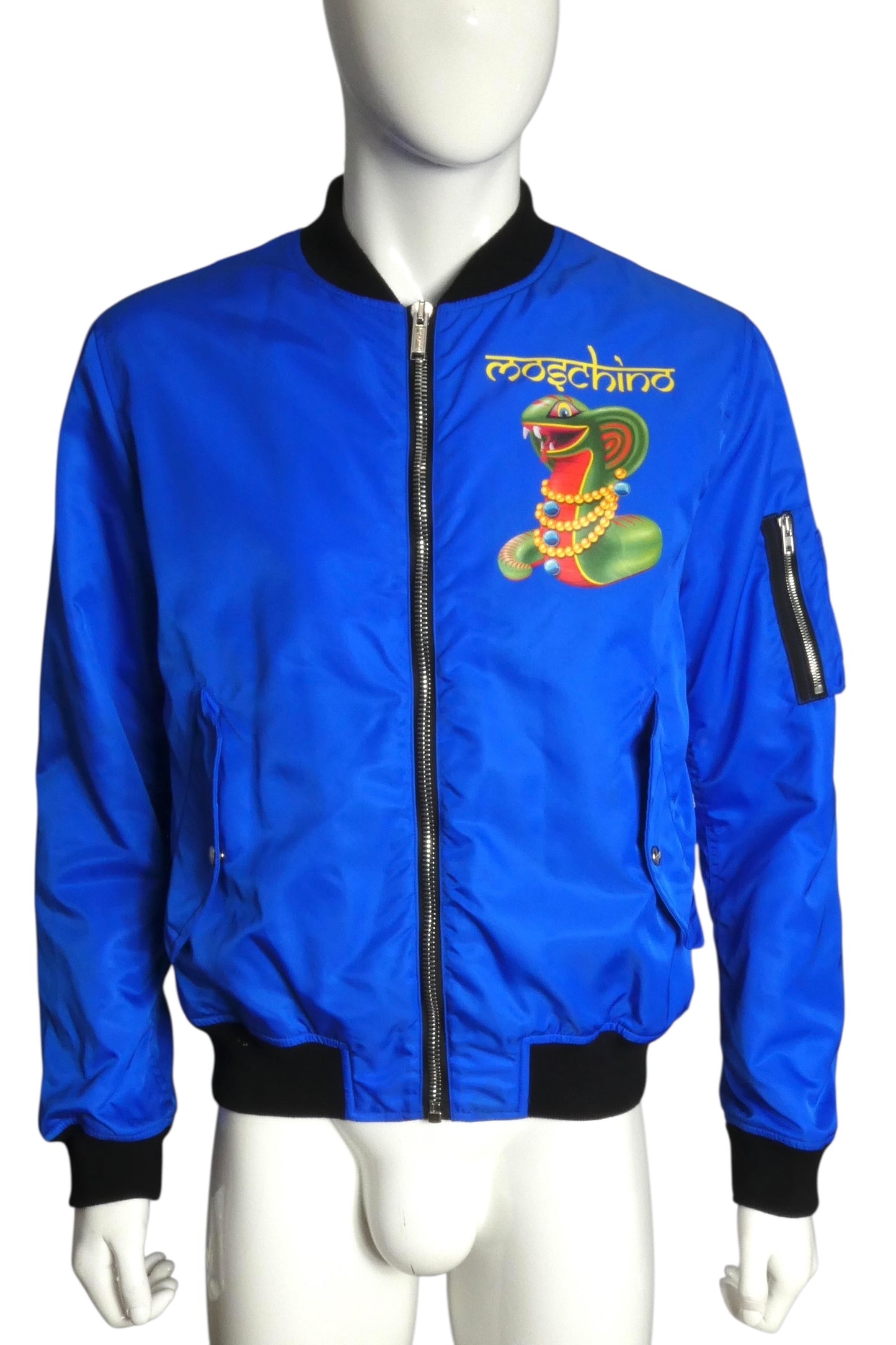 2017 Snake Bomber Jacket, Size Medium