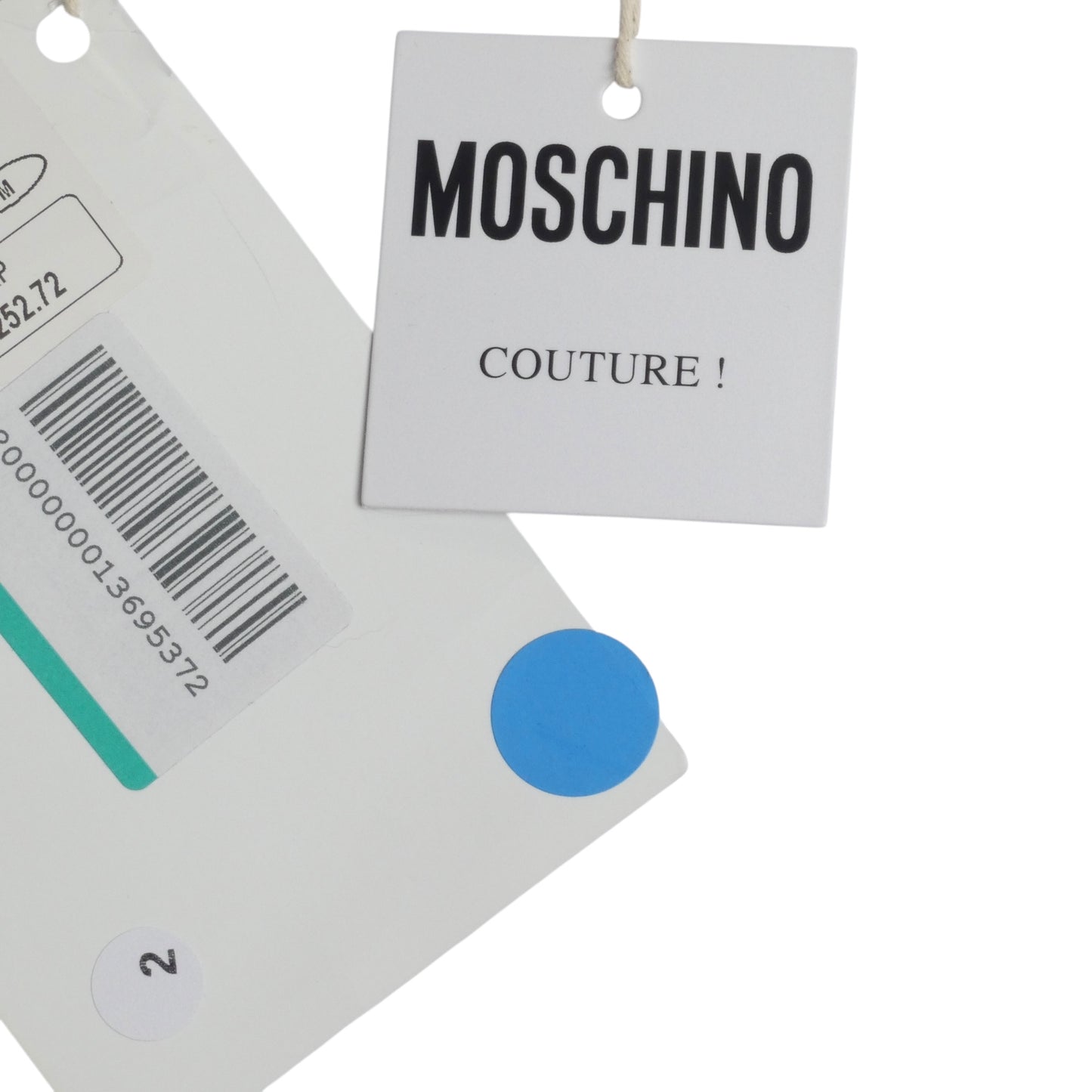 MOSCHINO COUTURE- NWT 2020 Graphic Print Zipper T-Shirt, Size Medium