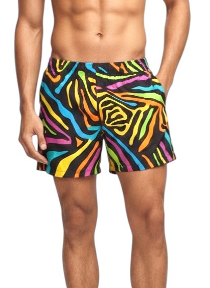 Nylon Swim Trunks, Size Large