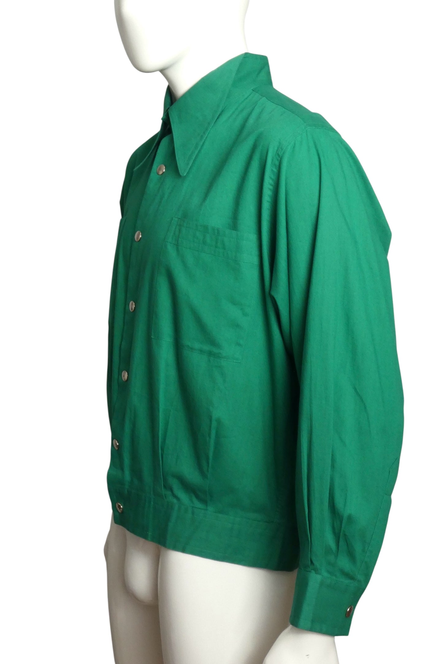 1990s Cotton Shirt-Jac, Size XL