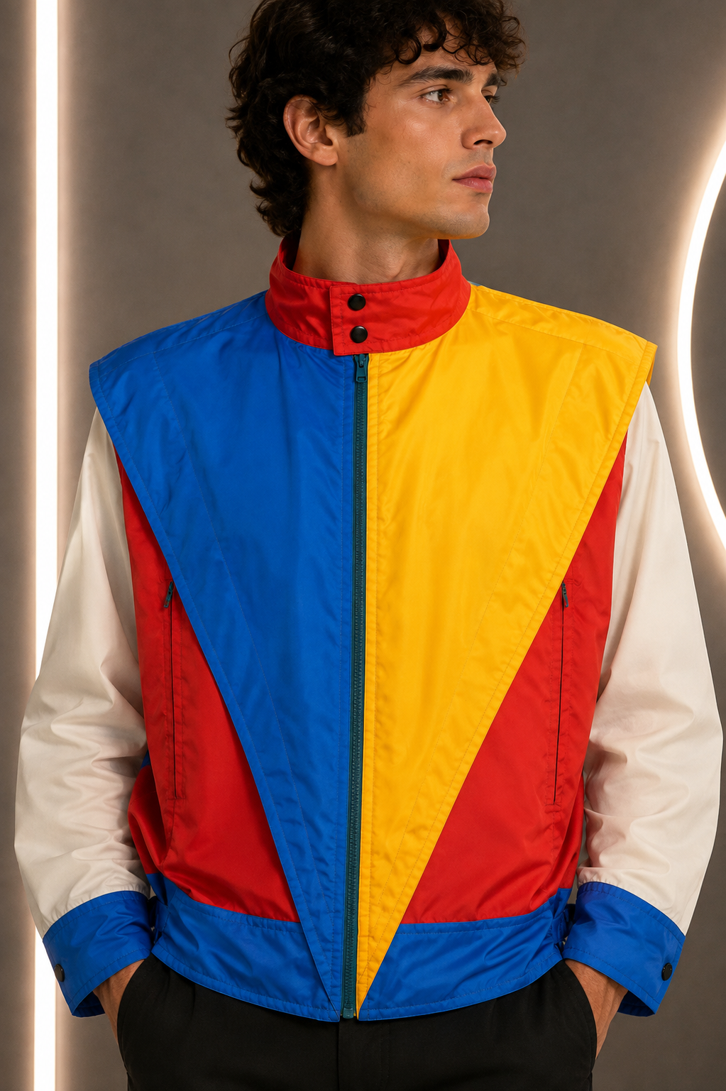 PIERRE CARDIN - 1997 Rip Stop Jacket, Size Large