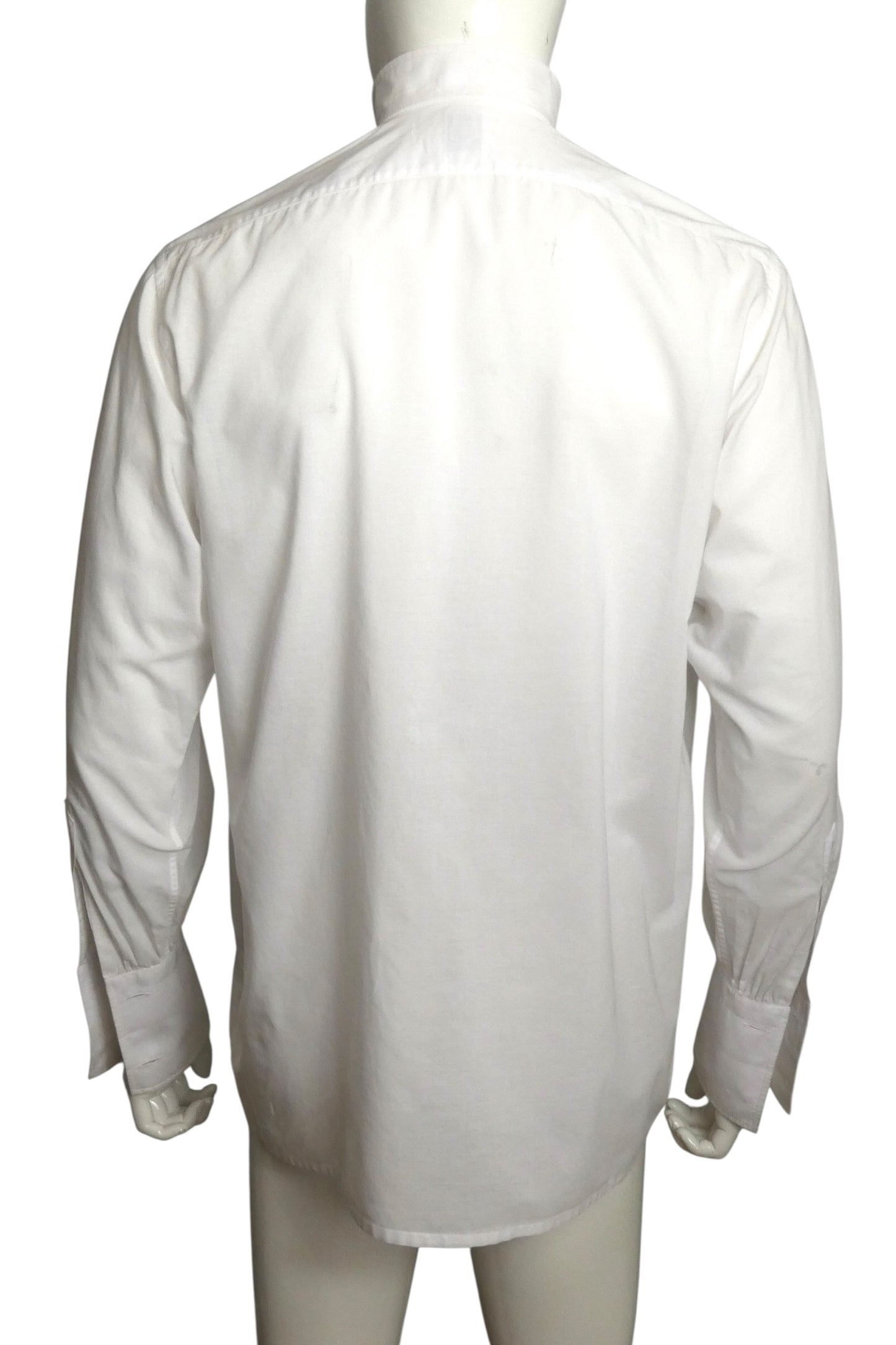 1994 White Plisse Shirt, Size Large