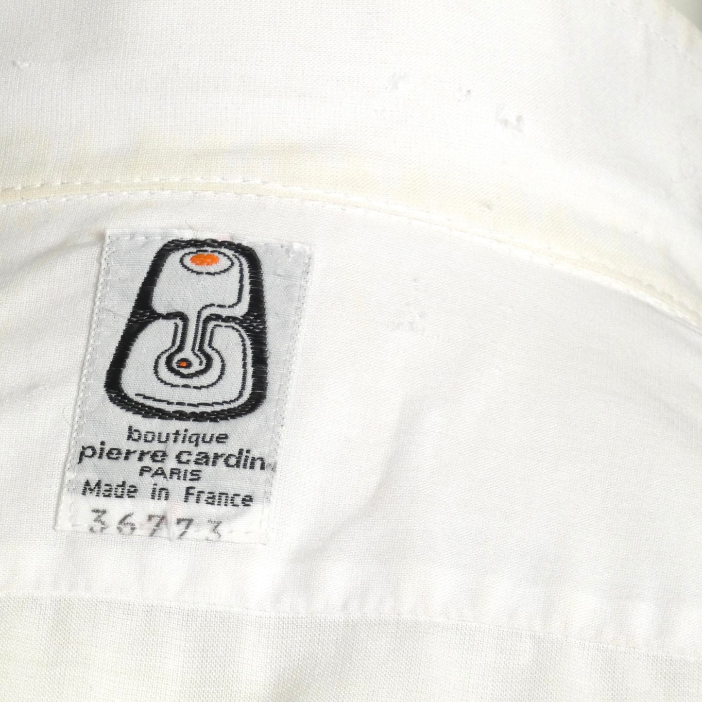 1994 White Plisse Shirt, Size Large