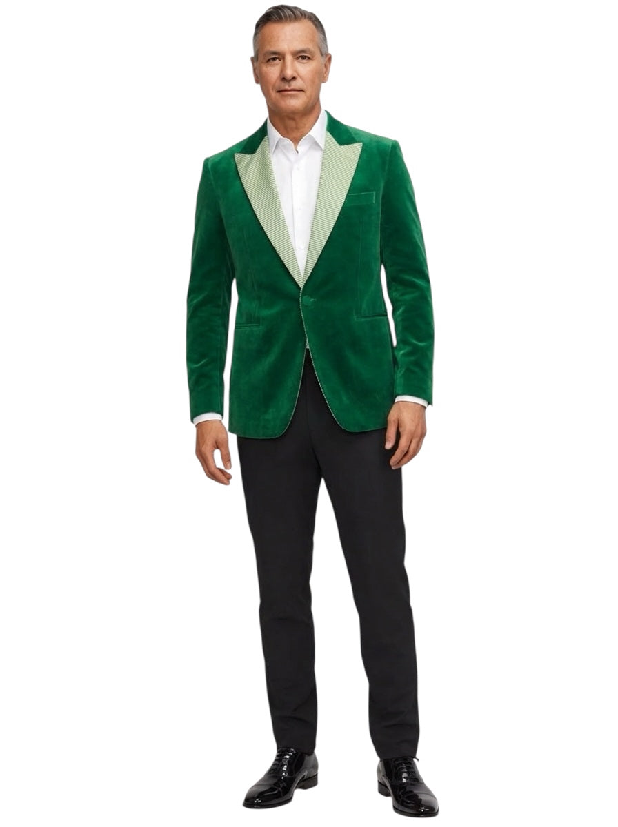 1980s Velvet Dinner Jacket, Size Large