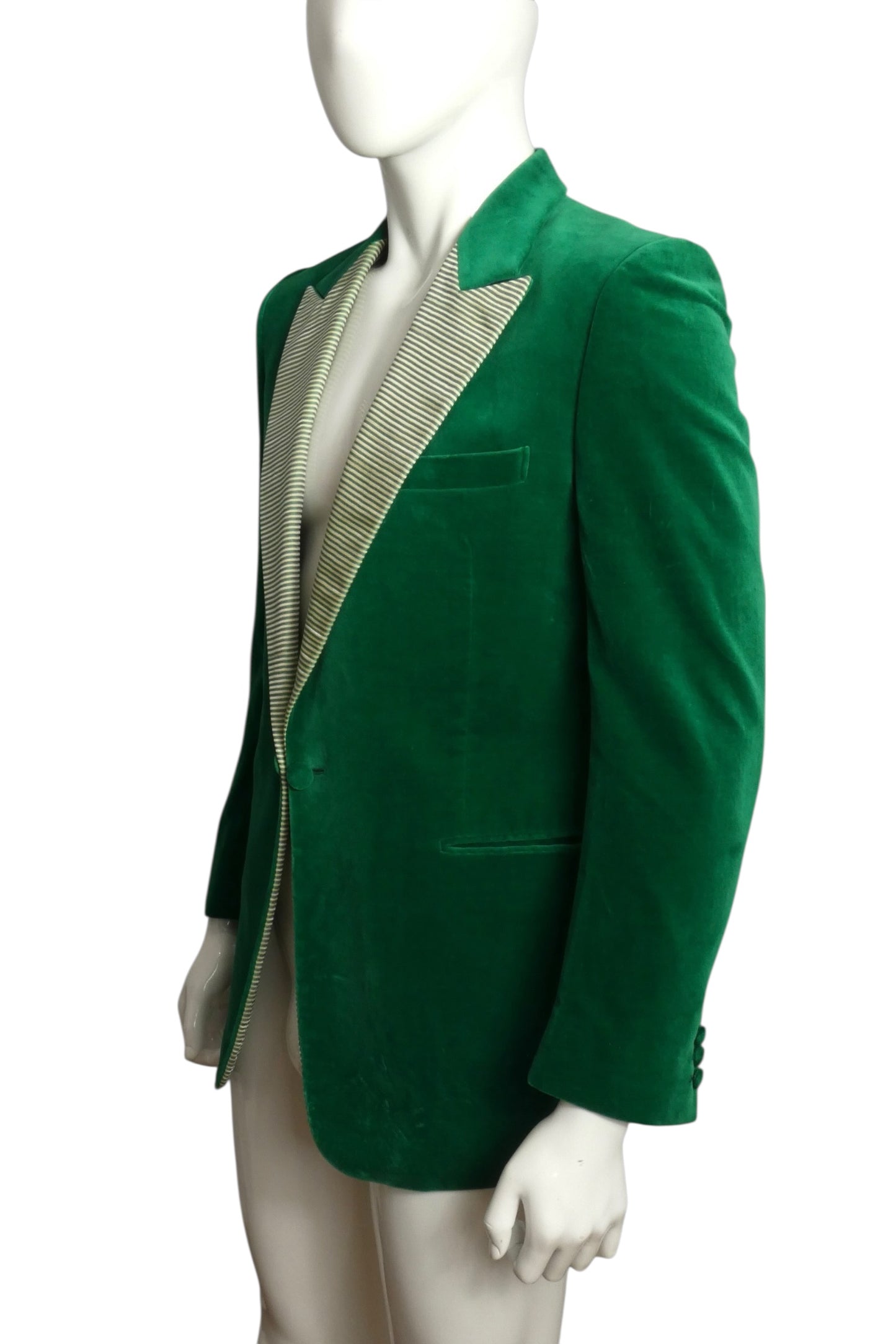 1980s Velvet Dinner Jacket, Size Large