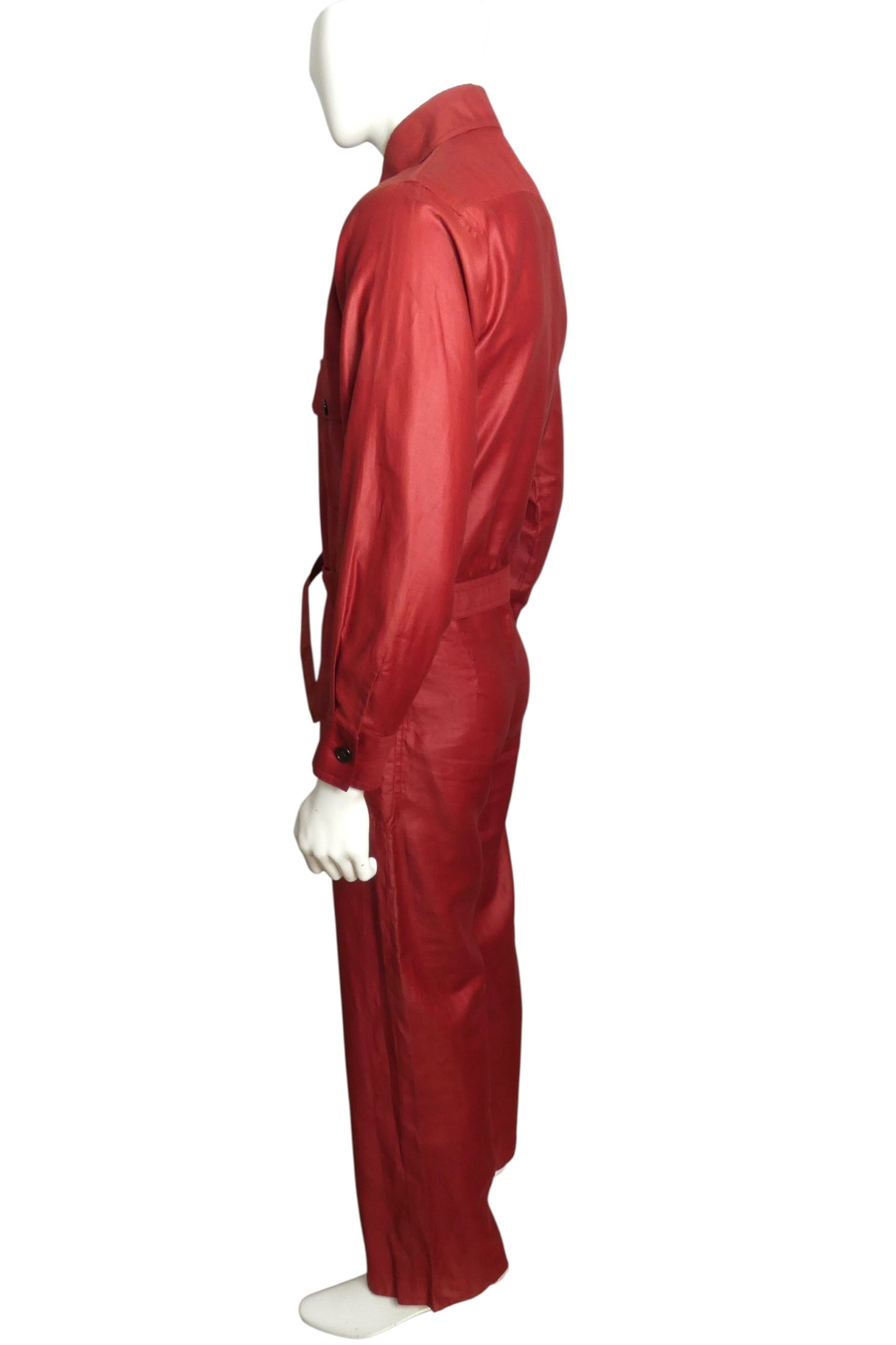 1977 Cotton Jumpsuit, Size Large