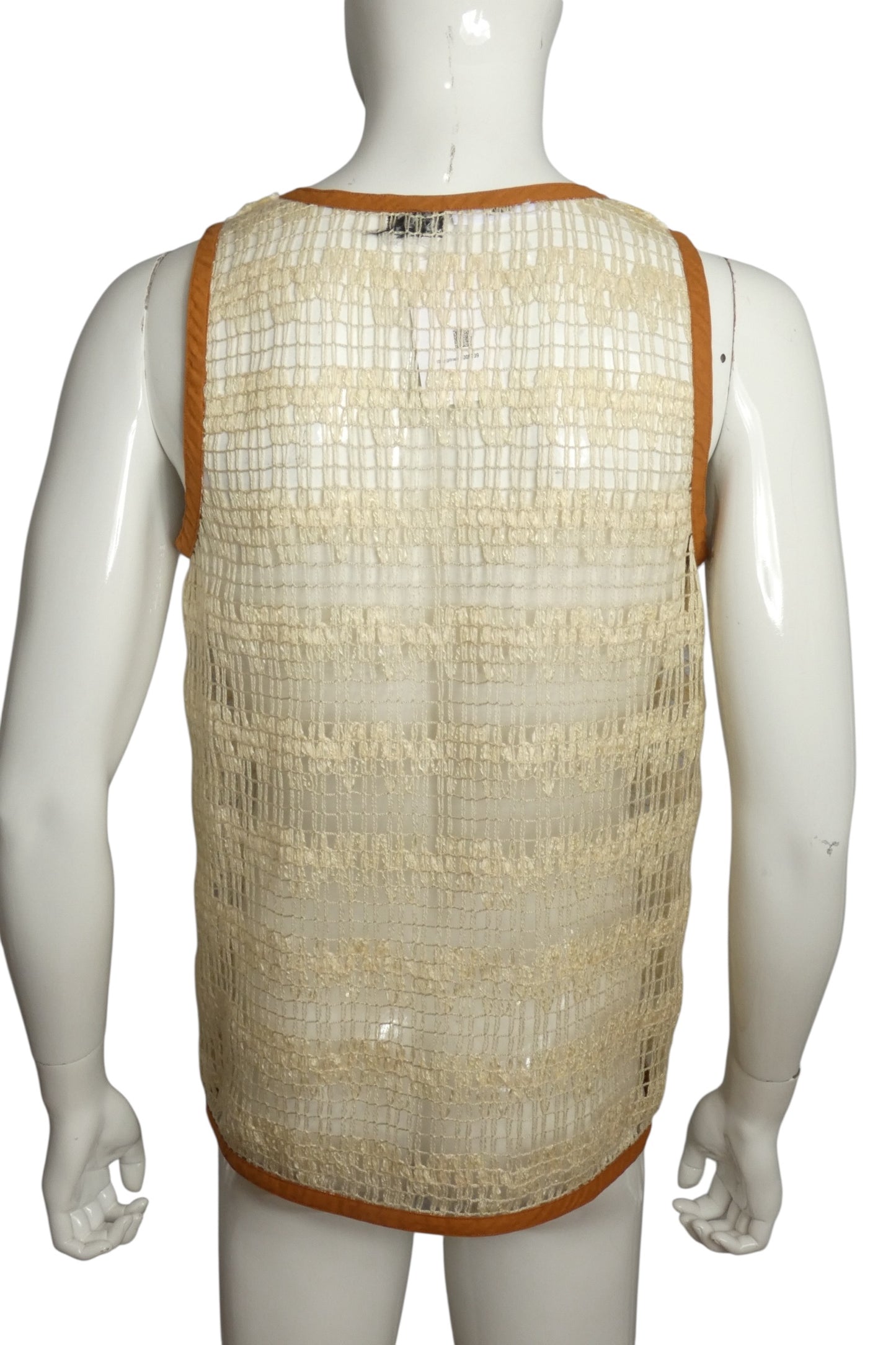 1978 Woven Tank Top, Size Large