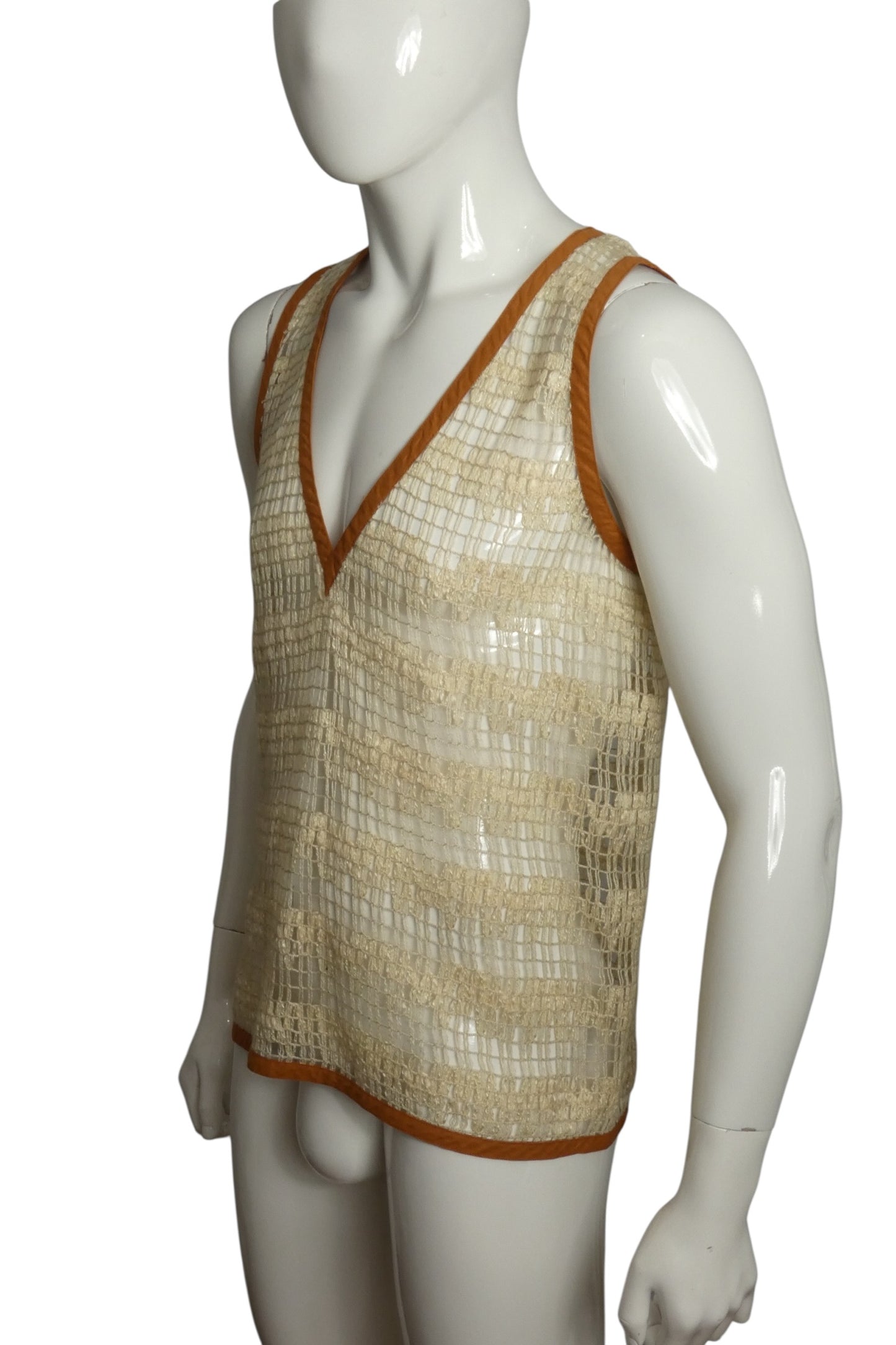 1978 Woven Tank Top, Size Large
