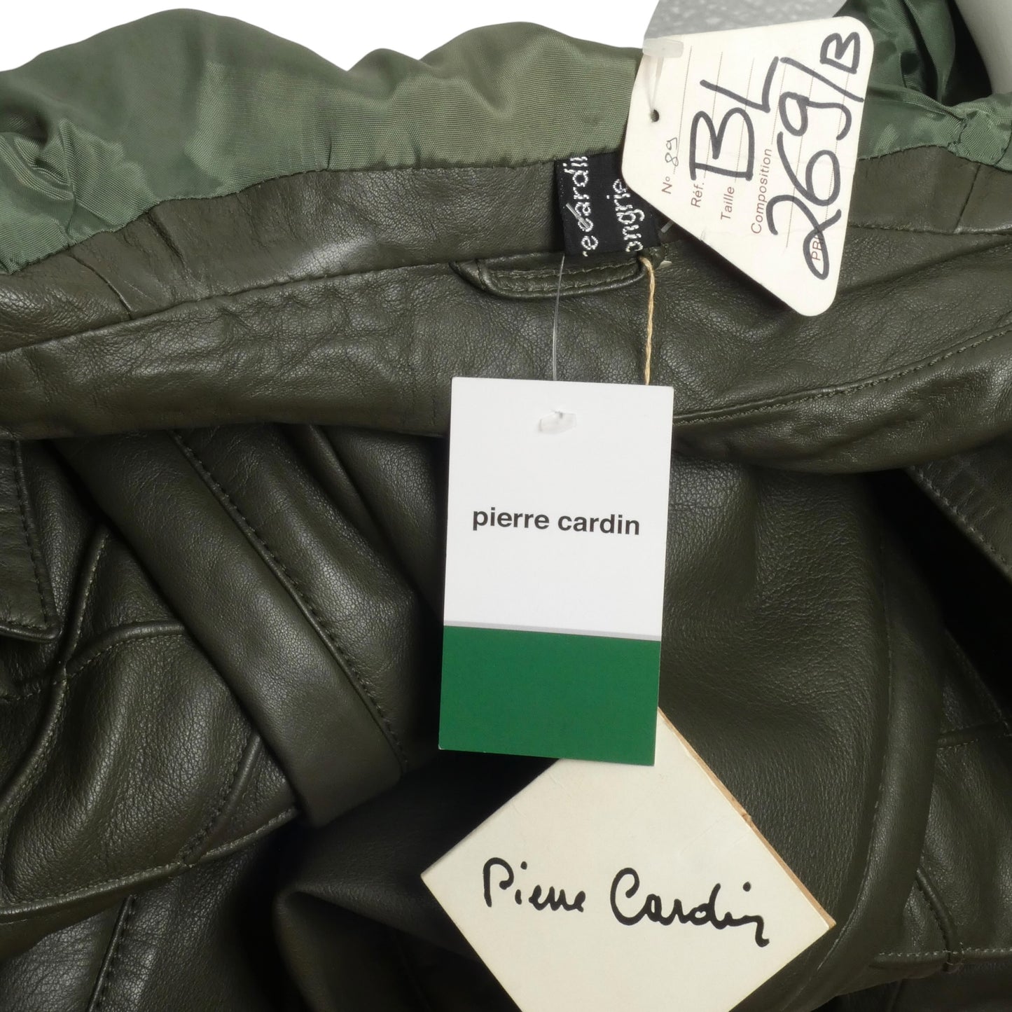 1990s Leather Coat, Size Large