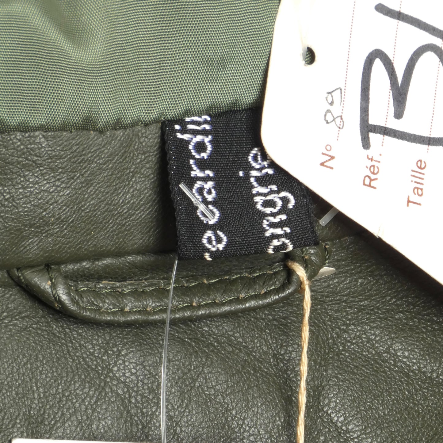 1990s Leather Coat, Size Large