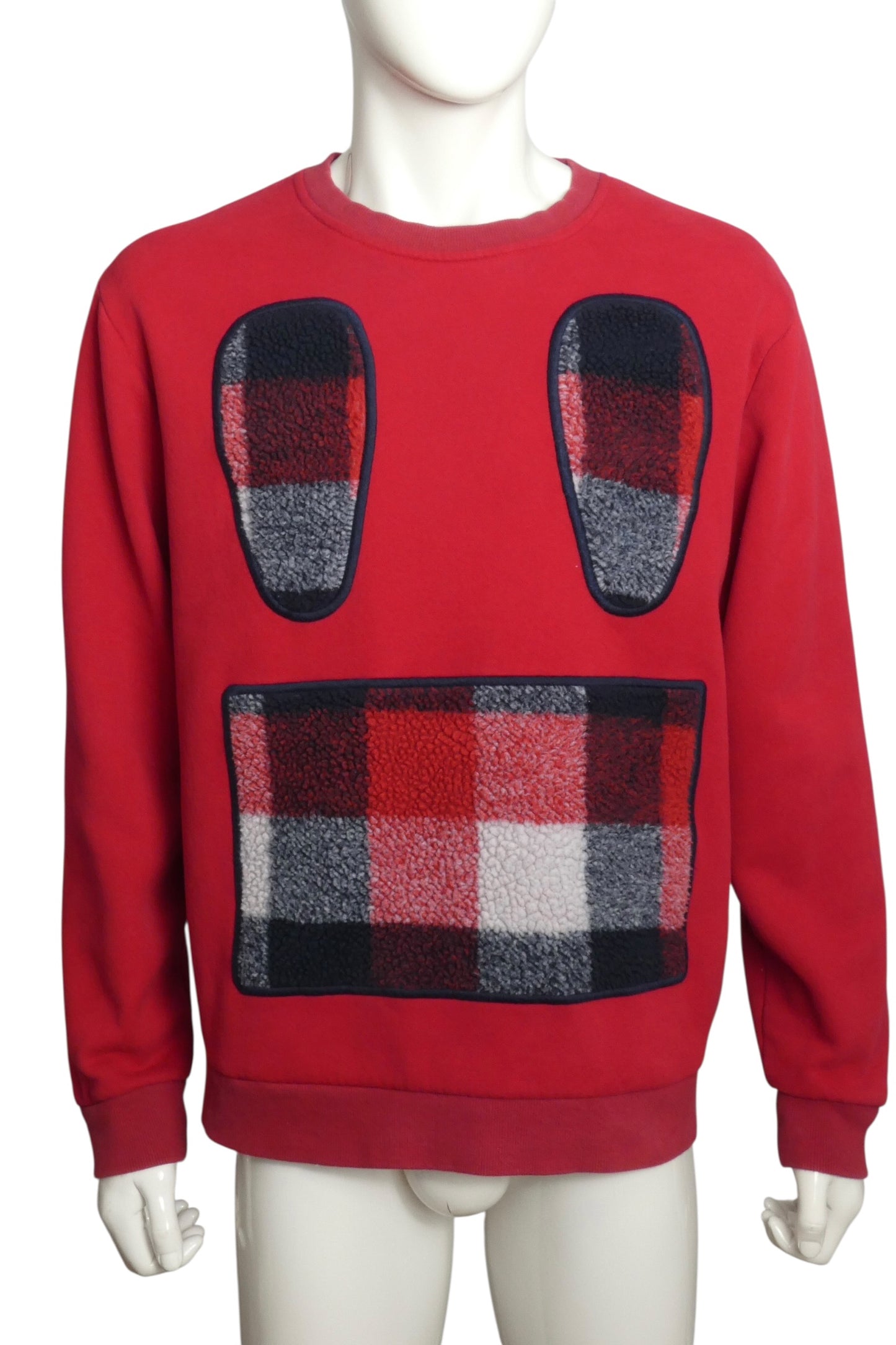 Cotton & Chenille Sweatshirt, Size XL