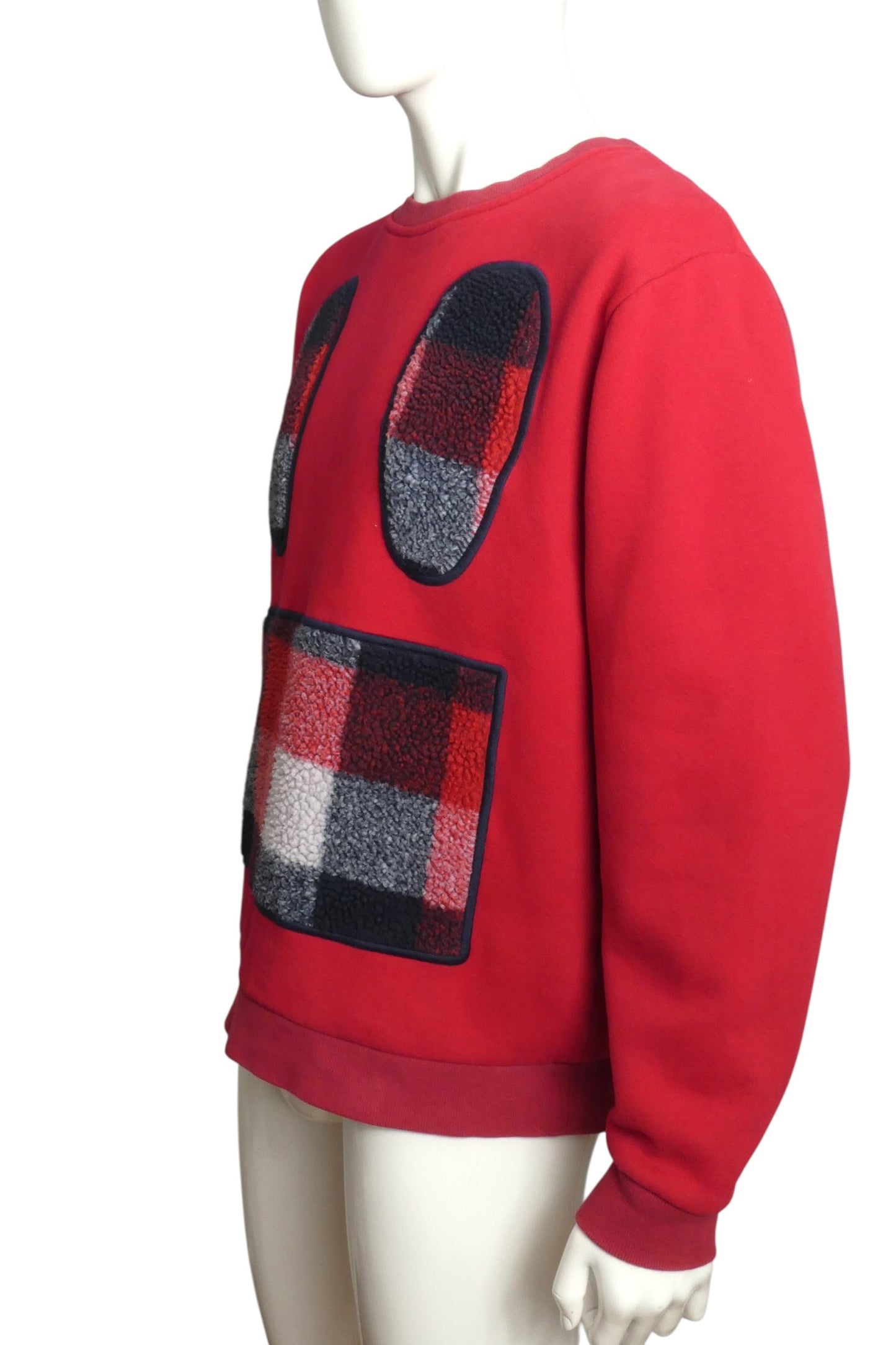Cotton & Chenille Sweatshirt, Size XL