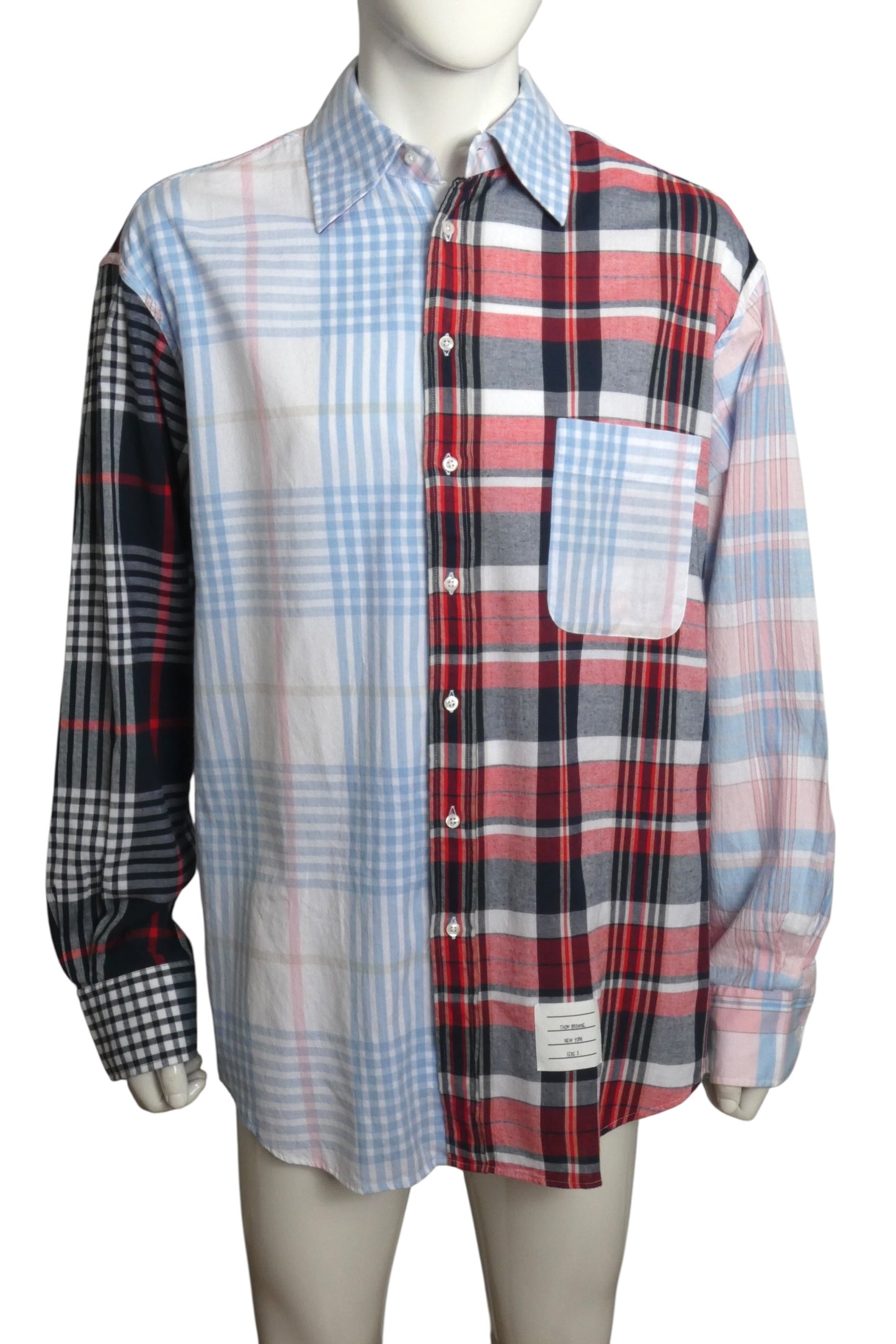 NWT Patchwork L/S Shirt, Size 3