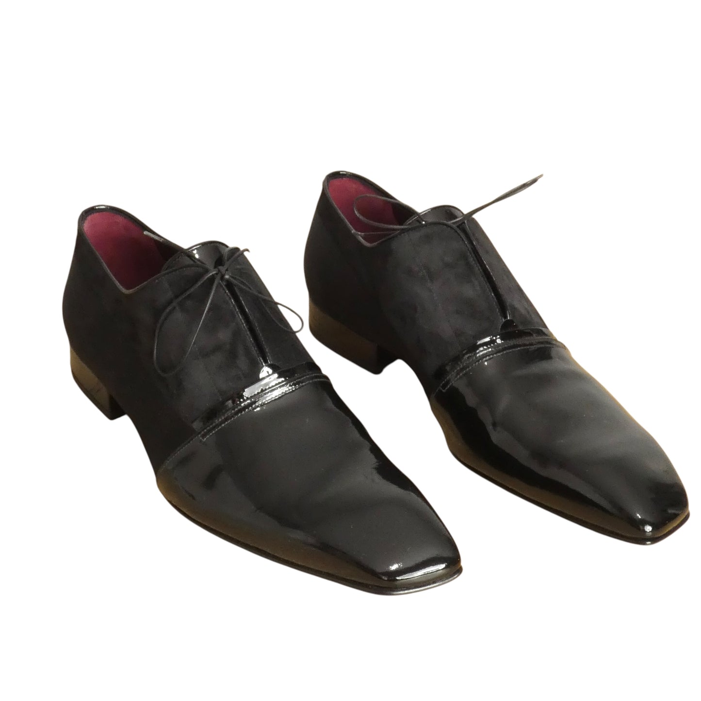 Suede & Patent Oxfords, Size US 11