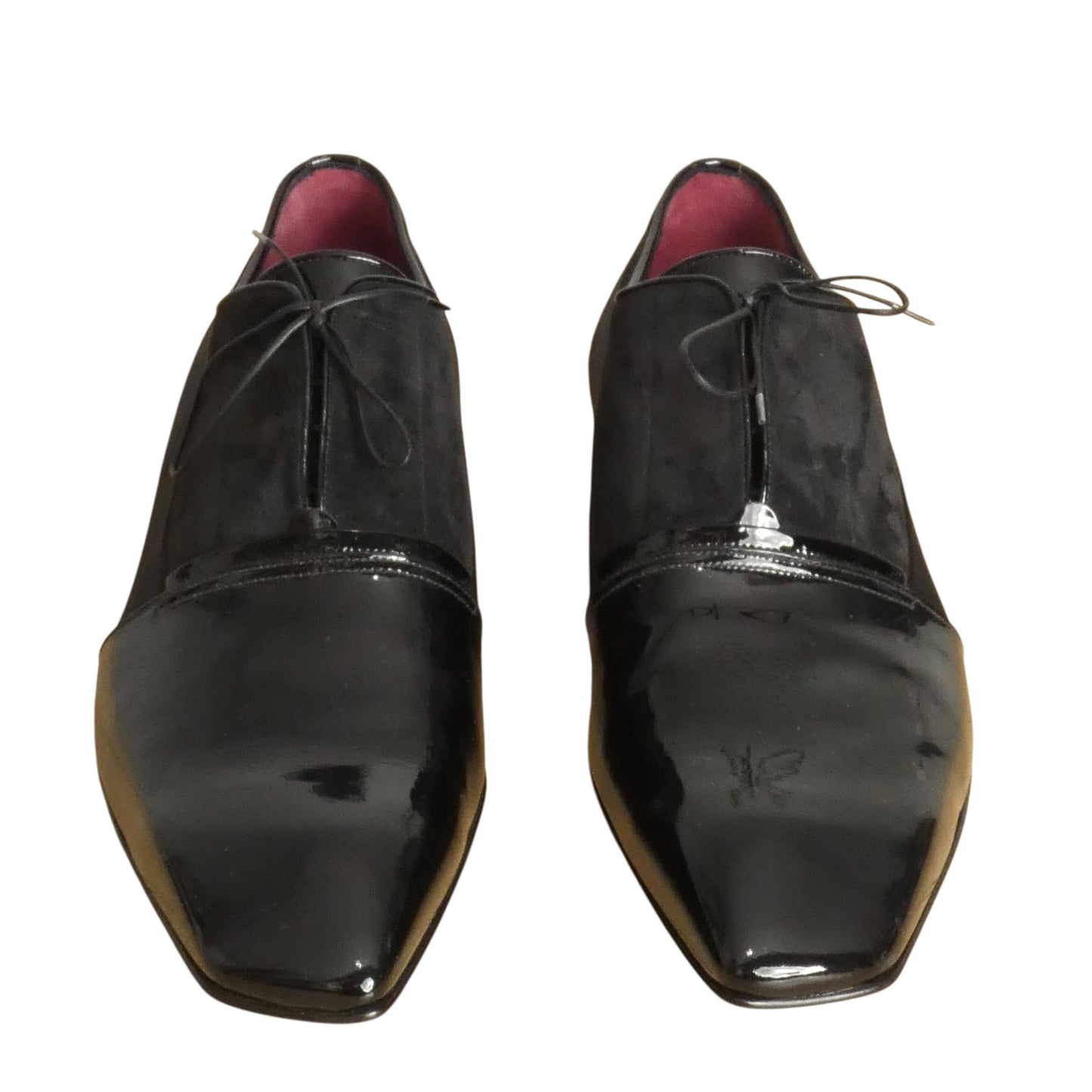 Suede & Patent Oxfords, Size US 11