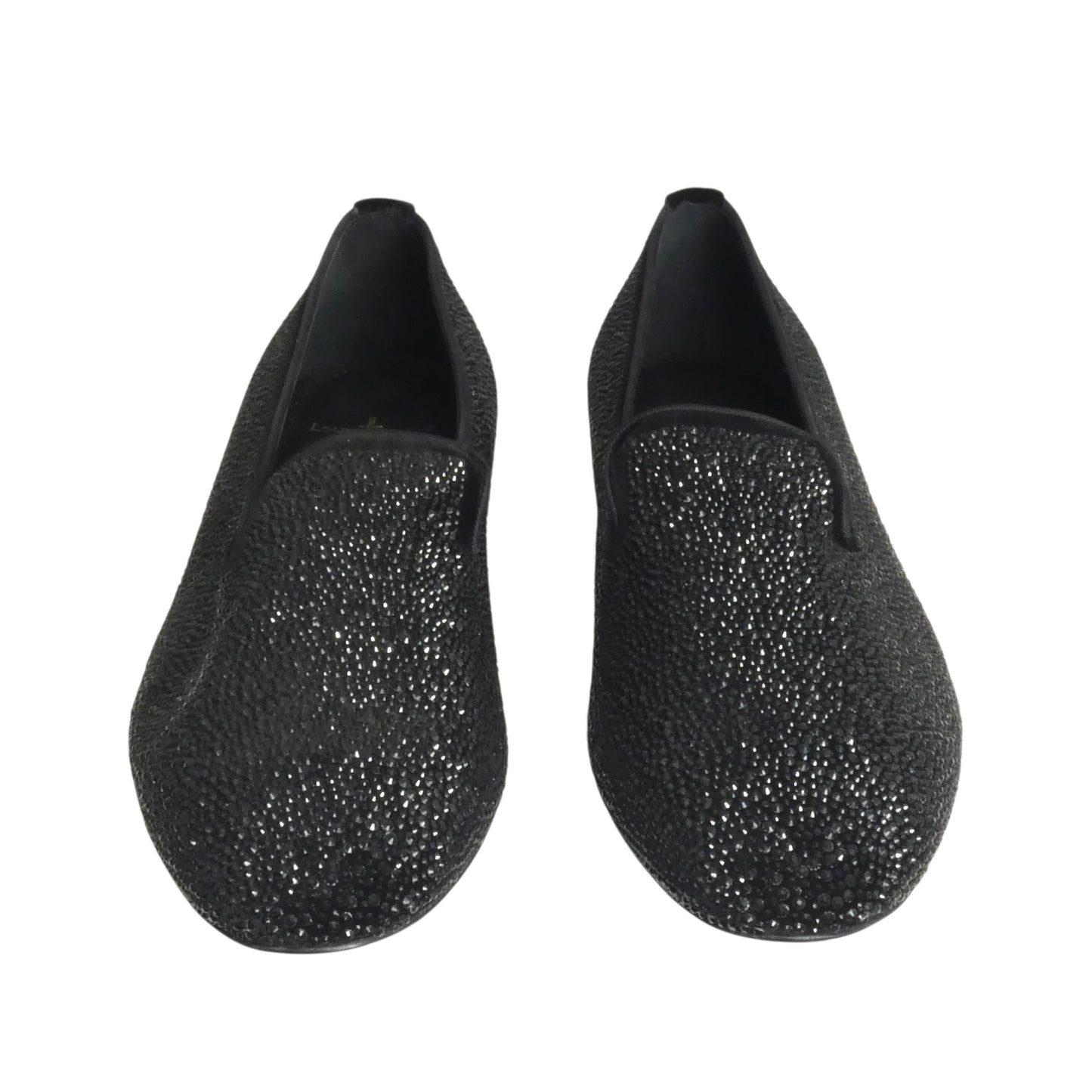 Crystal & Velvet Slippers, Size 13