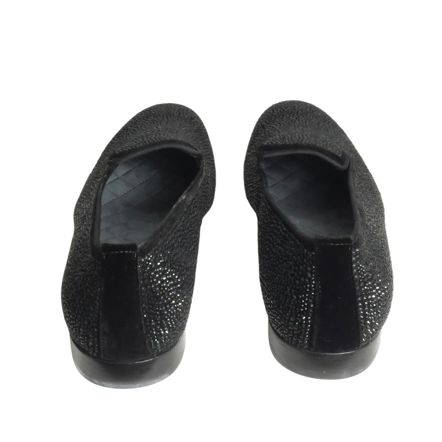 Crystal & Velvet Slippers, Size 13