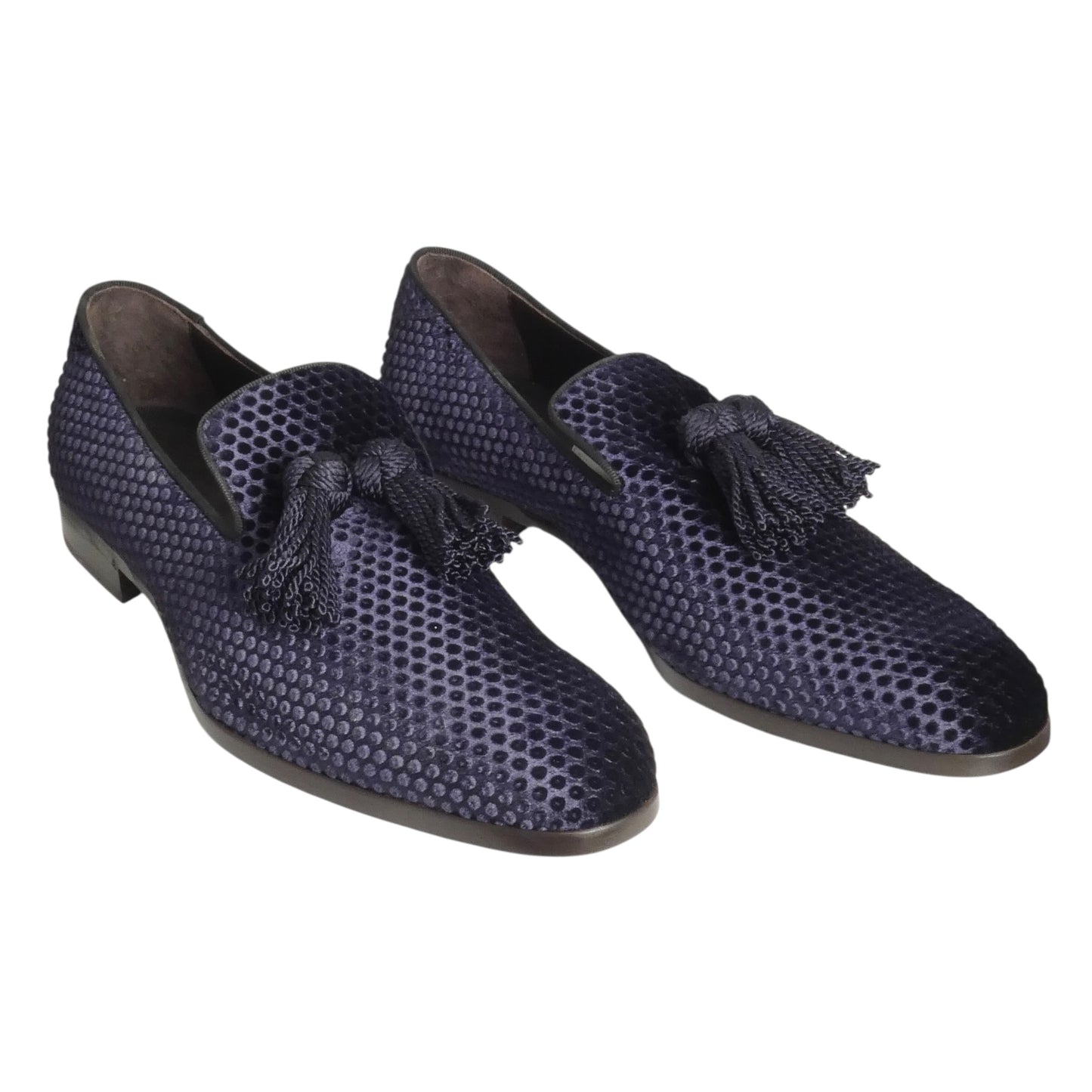 Velvet Brocade Slippers, Size 12