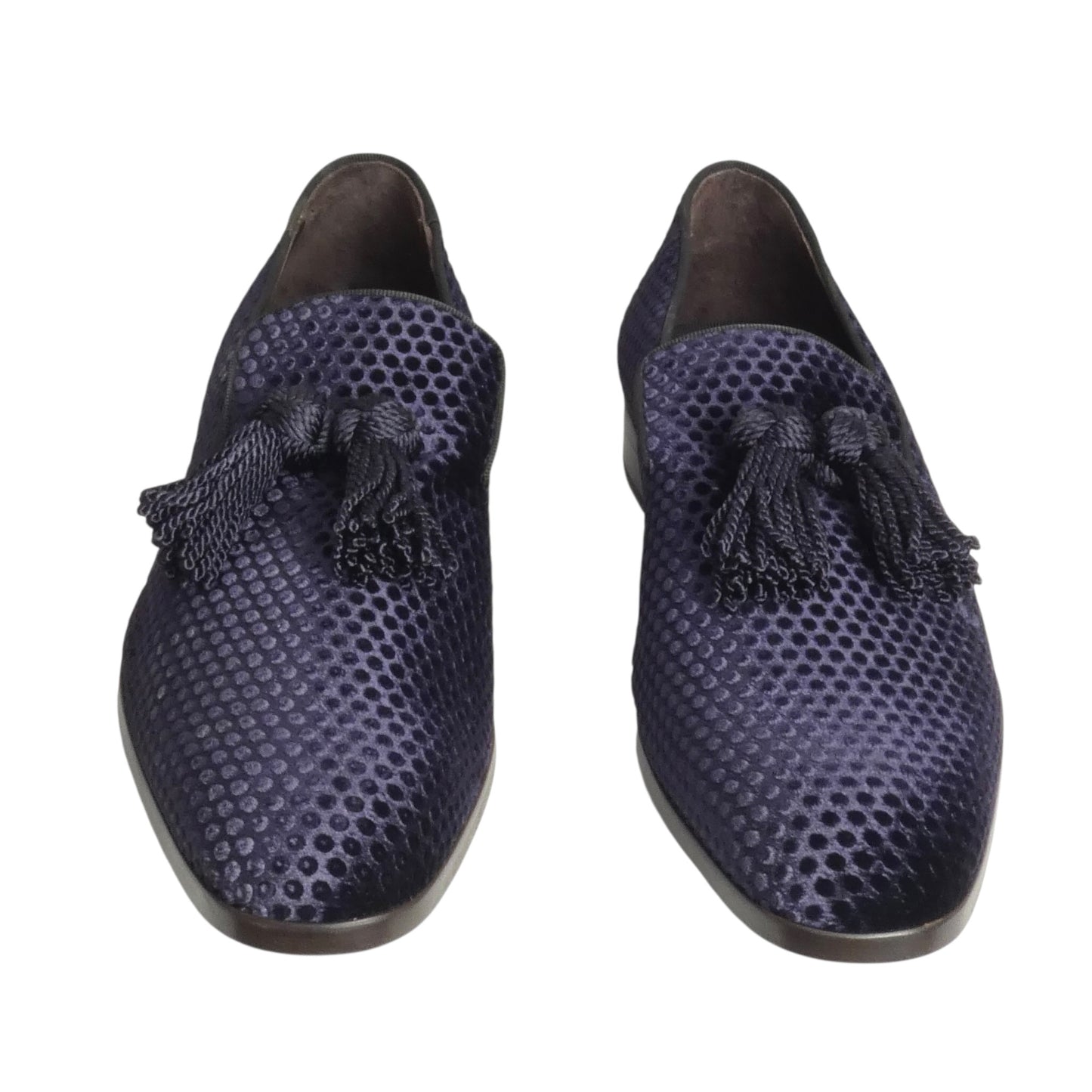 Velvet Brocade Slippers, Size 12