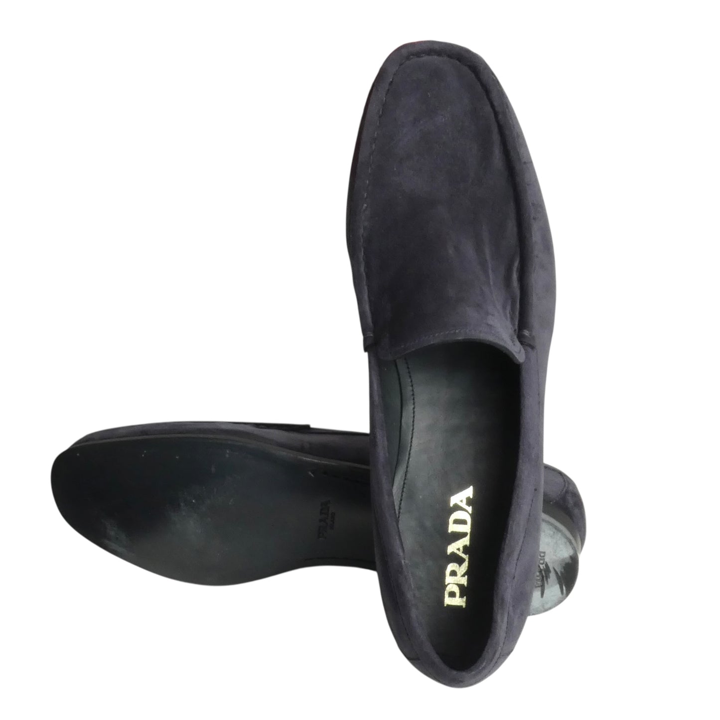 Suede Loafers, Size 12