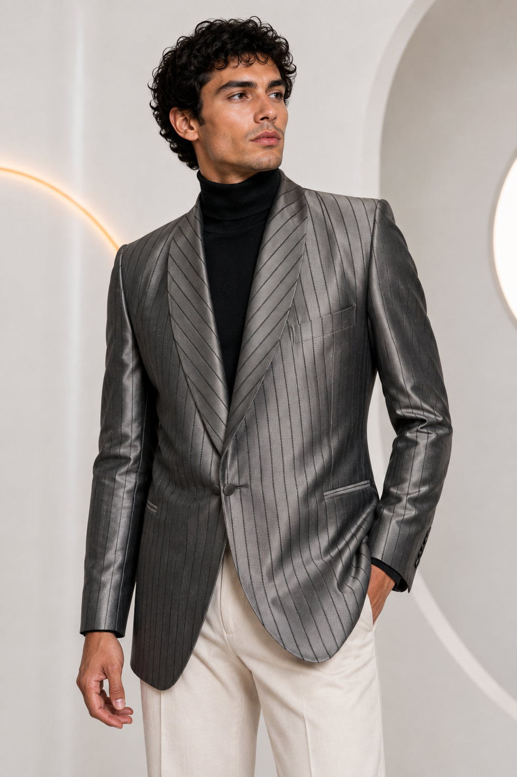 PIERRE CARDIN - 2000 Brocade Blazer, Size XLarge