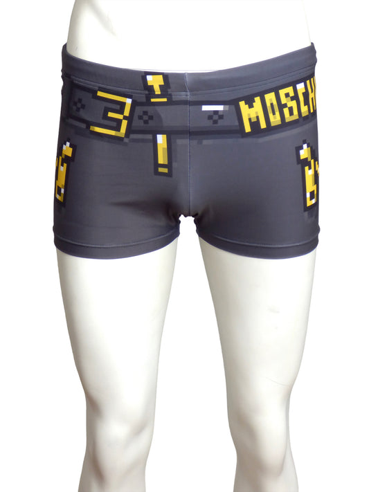 MOSCHINO COUTURE!- NWT 2019 Nylon Swim Trunks, Size Small