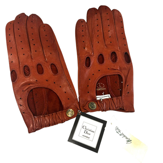 NWT Leather Driving Gloves, Size Large