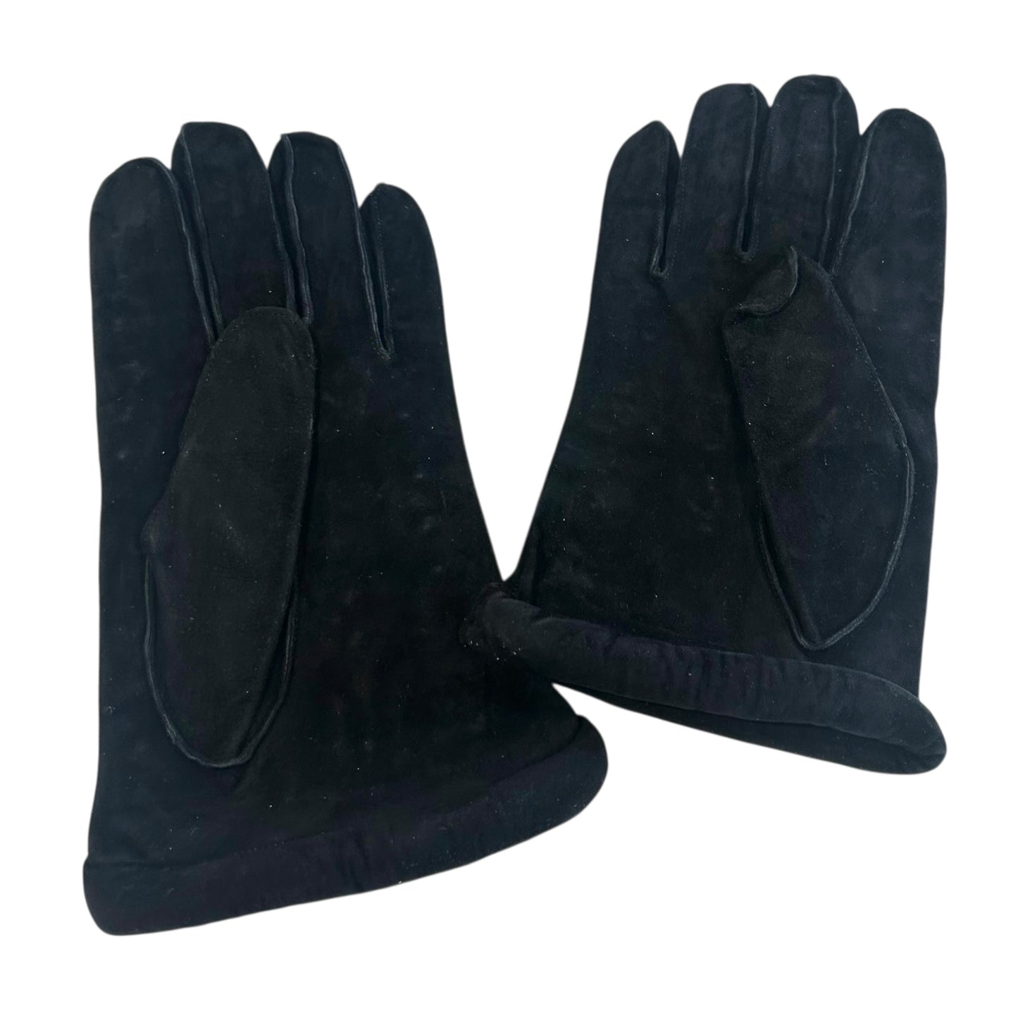 1990s Jeweled Suede Gloves