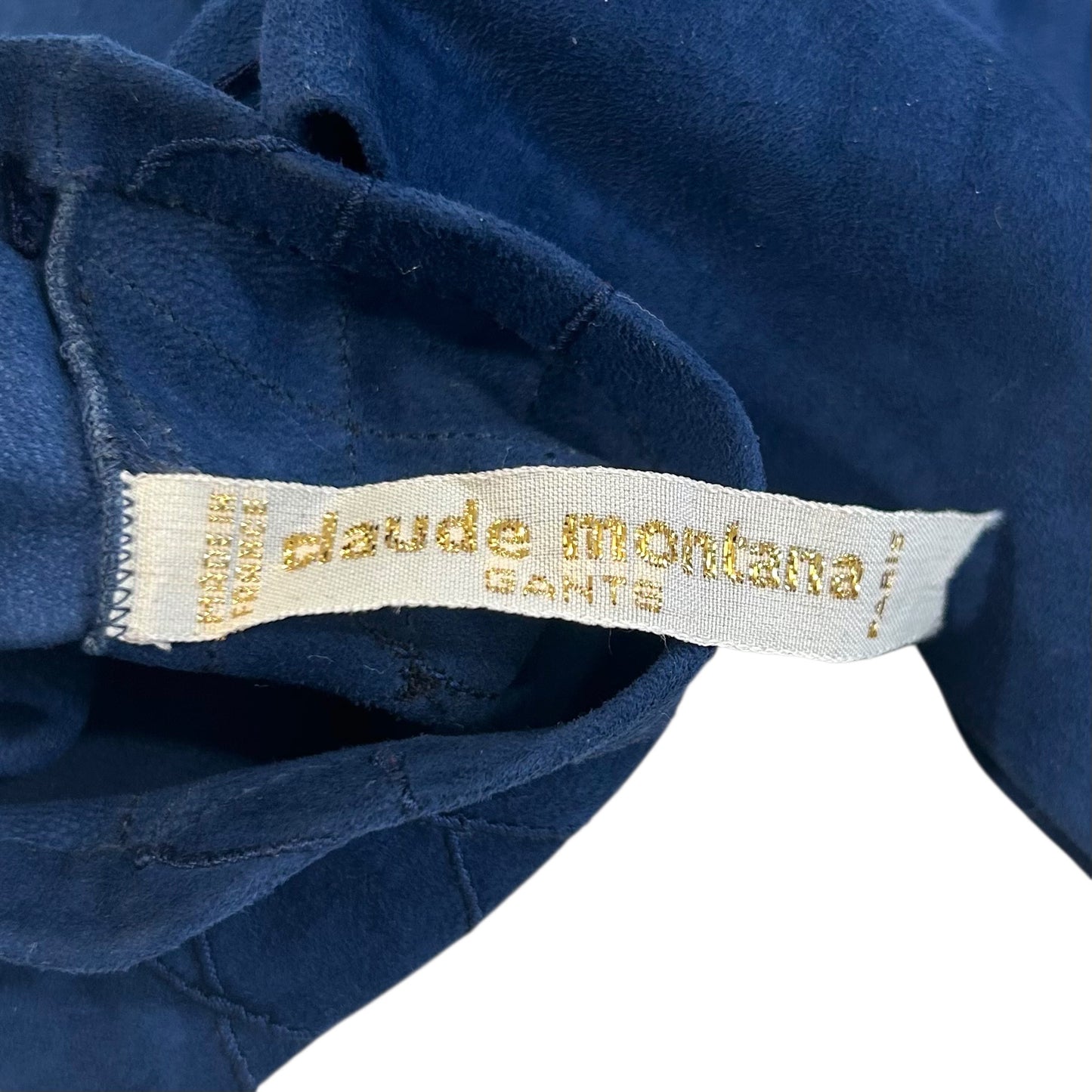 1990s Embroidered Suede Gloves, Size 8.5