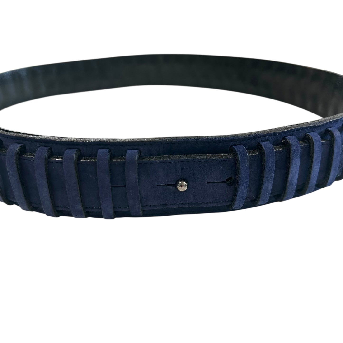 1990s Suede Loop Belt, Waist 35"