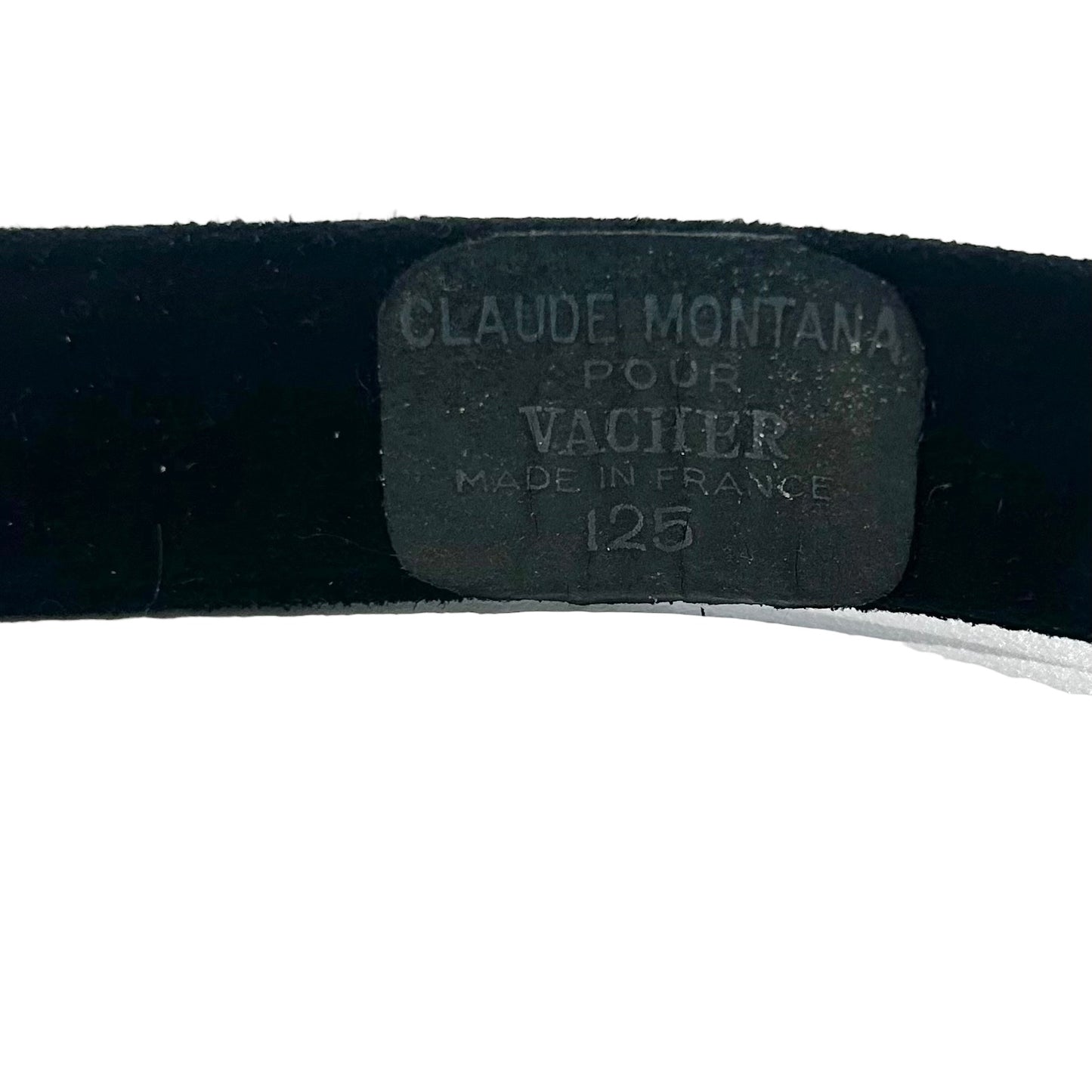 1990s Suede Double Wrap Belt, 125cm