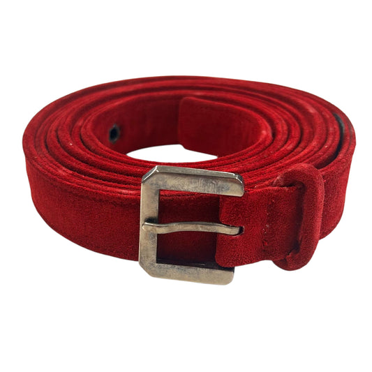 1990s Suede Double Wrap Belt, 90cm