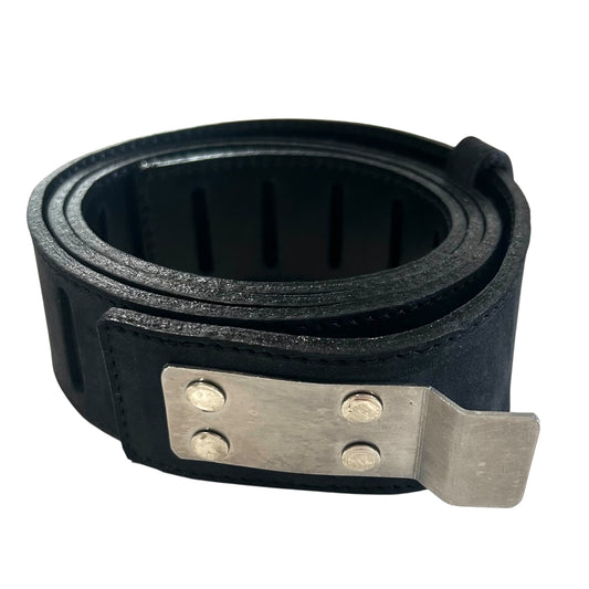 1990s Suede Hook Belt, Waist 35