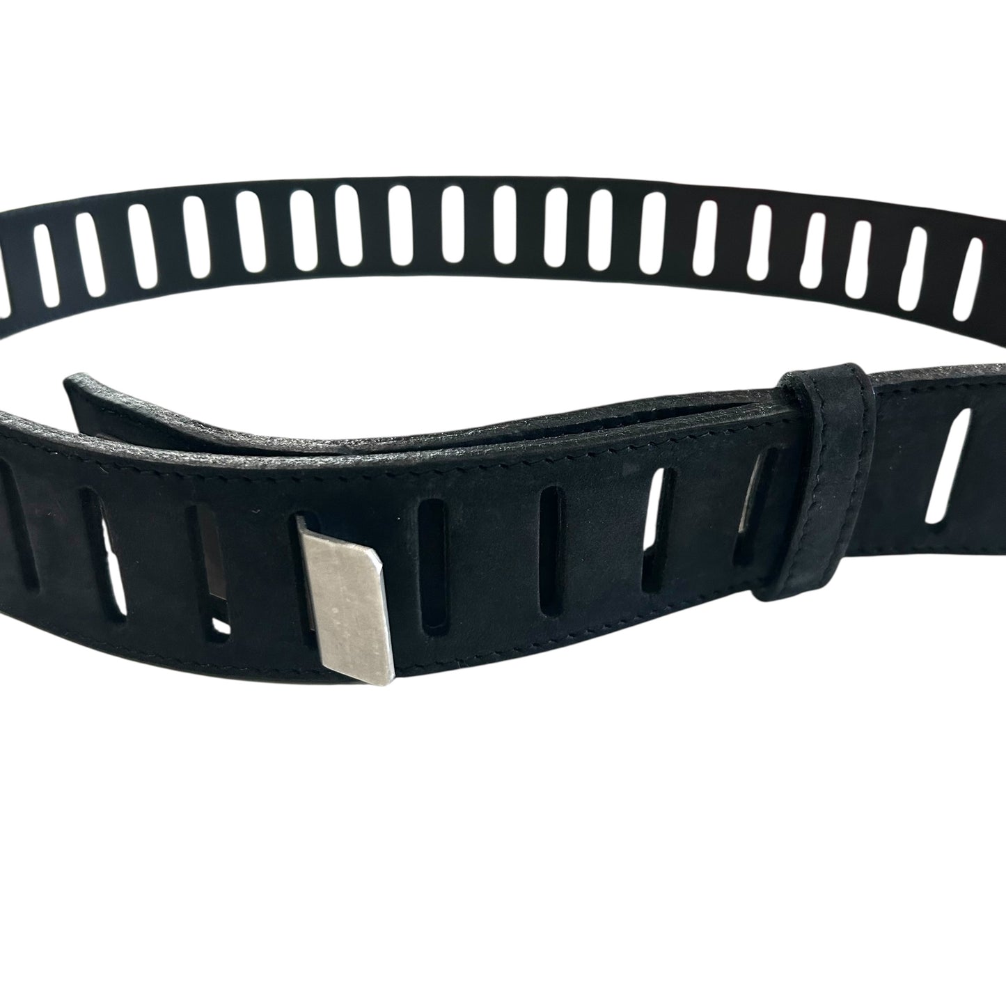 1990s Suede Hook Belt, Waist 35
