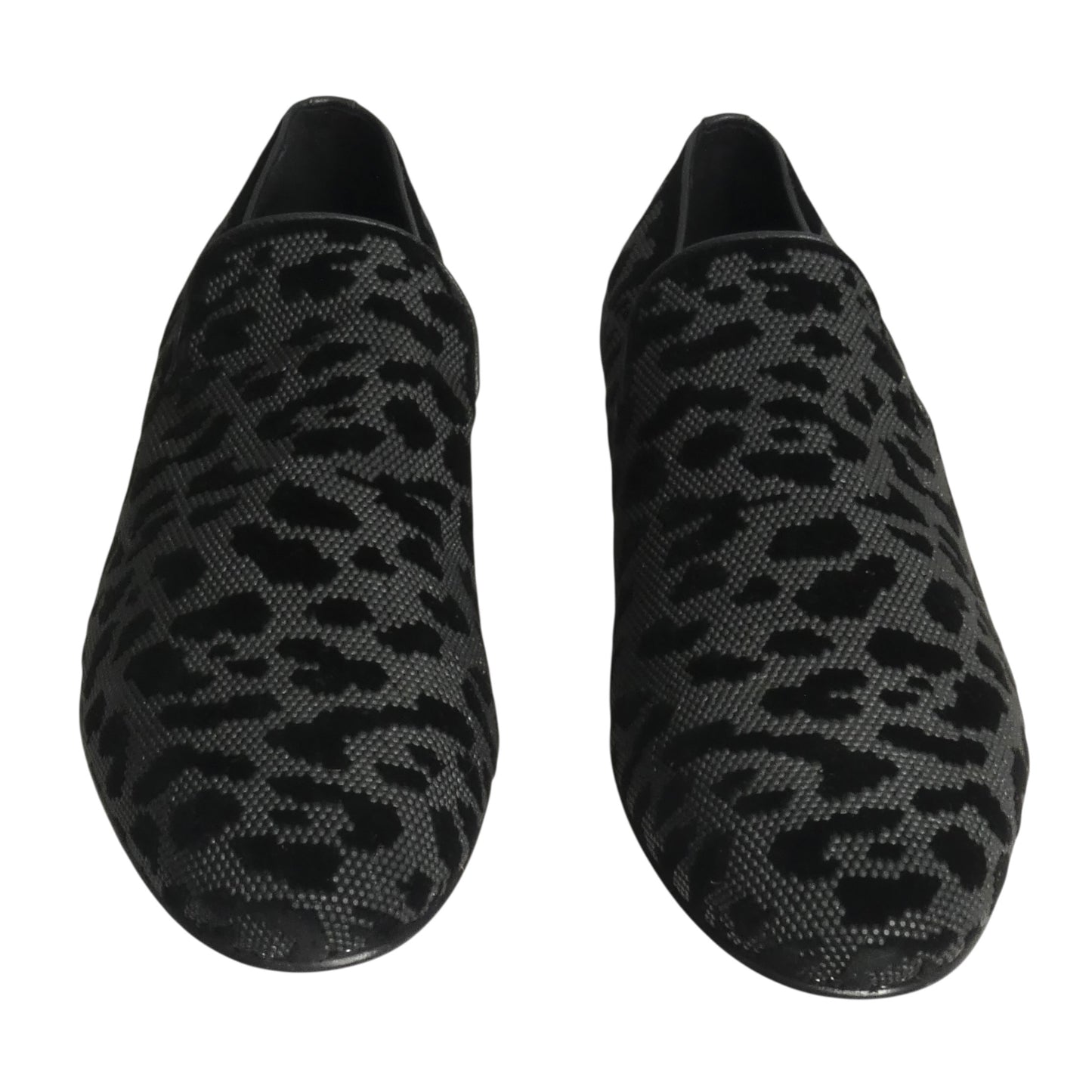Spotted Brocade Slippers, Size 13