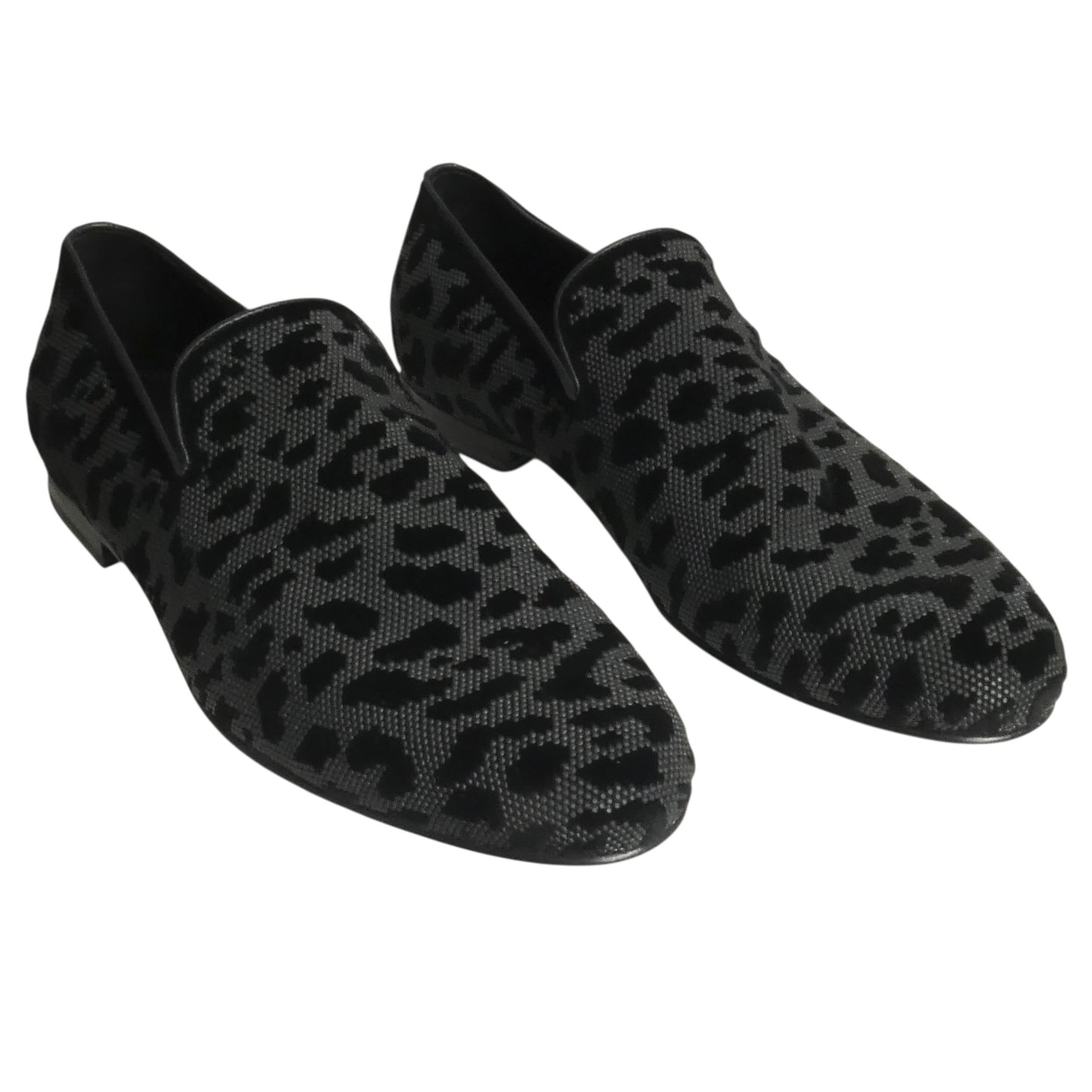 Spotted Brocade Slippers, Size 13