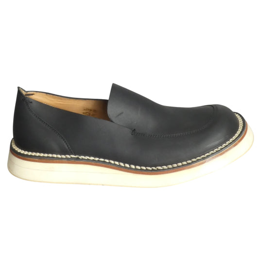 Leather Lug Loafers, Size 10 1/2