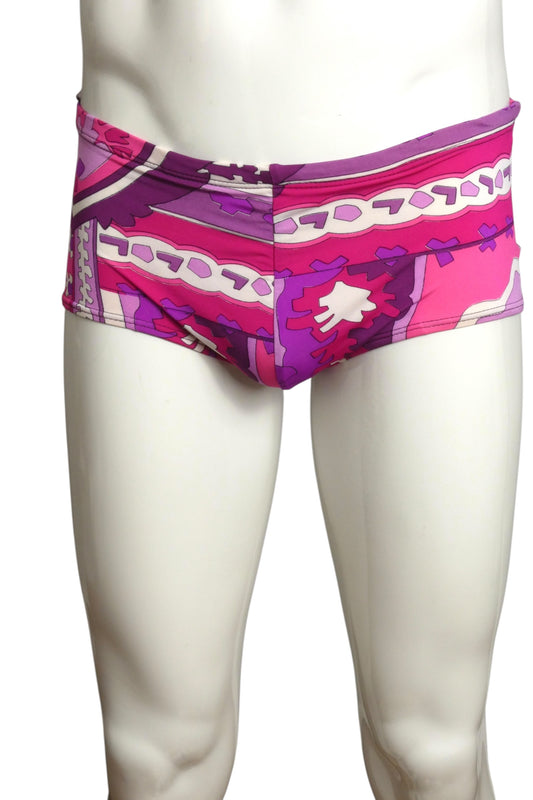 1970s Knit Swim Briefs, Size Medium