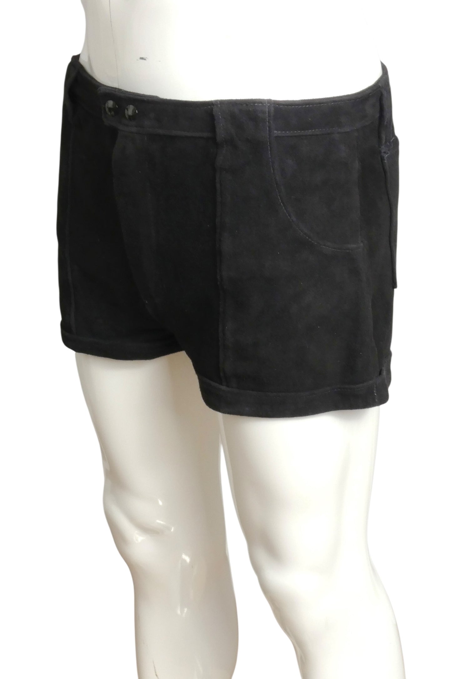 1970s Suede Shorts, Waist 32"