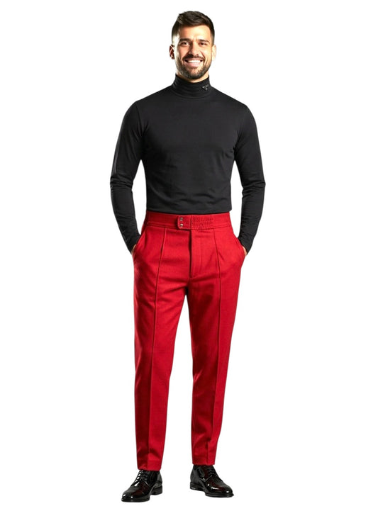 1980s Wool Flannel Trousers, W-32"