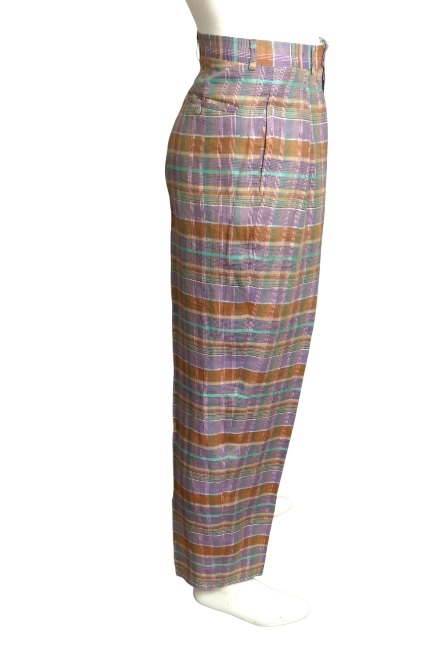 1980s Rayon Print Suit, Size Large